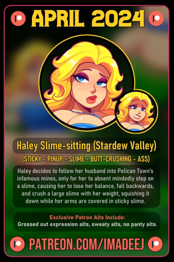 [ImaDeeJ] Haley Slime-sitting (Stardew Valley)