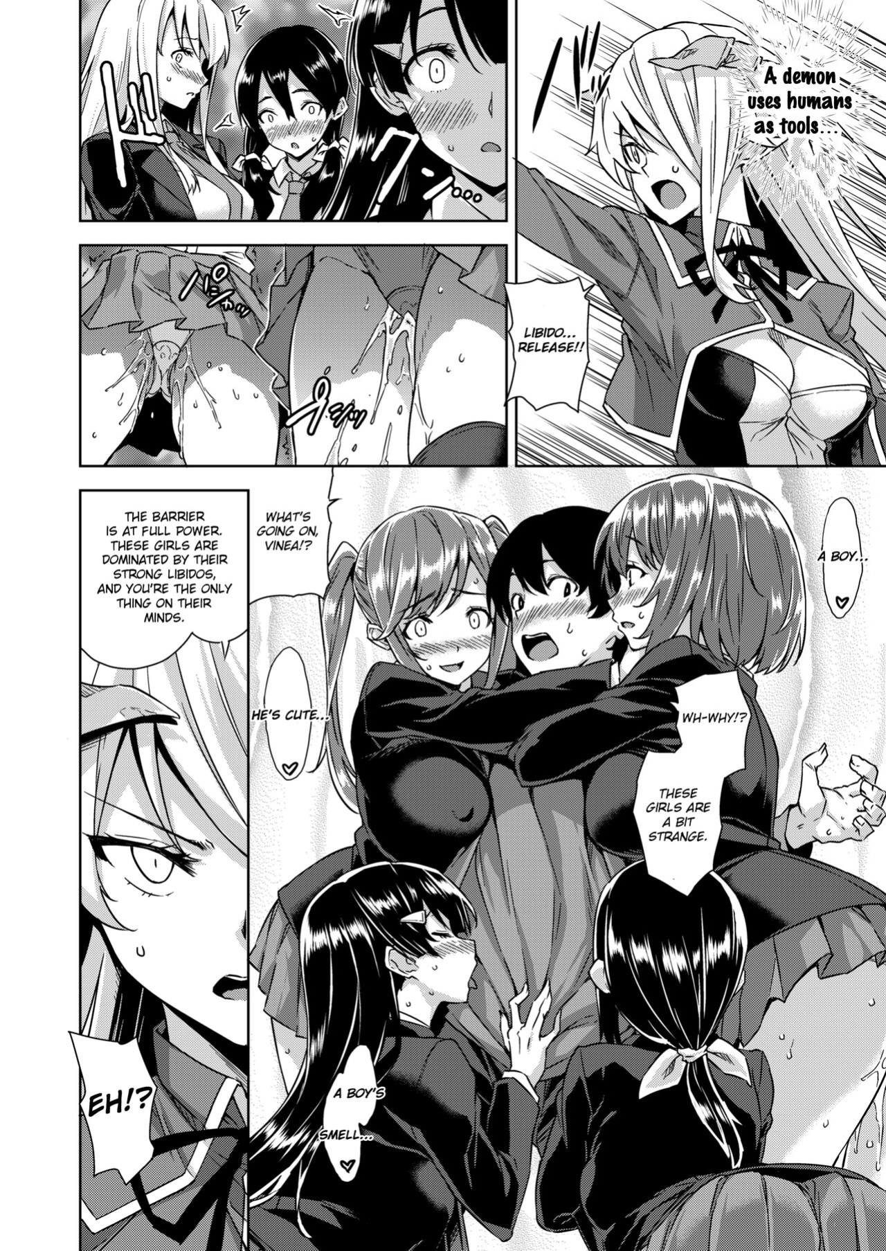 [Misaki (Mikemono Yuu)] Akuma de JK -Makai Appli de Harem Shiken- [SDTLs]