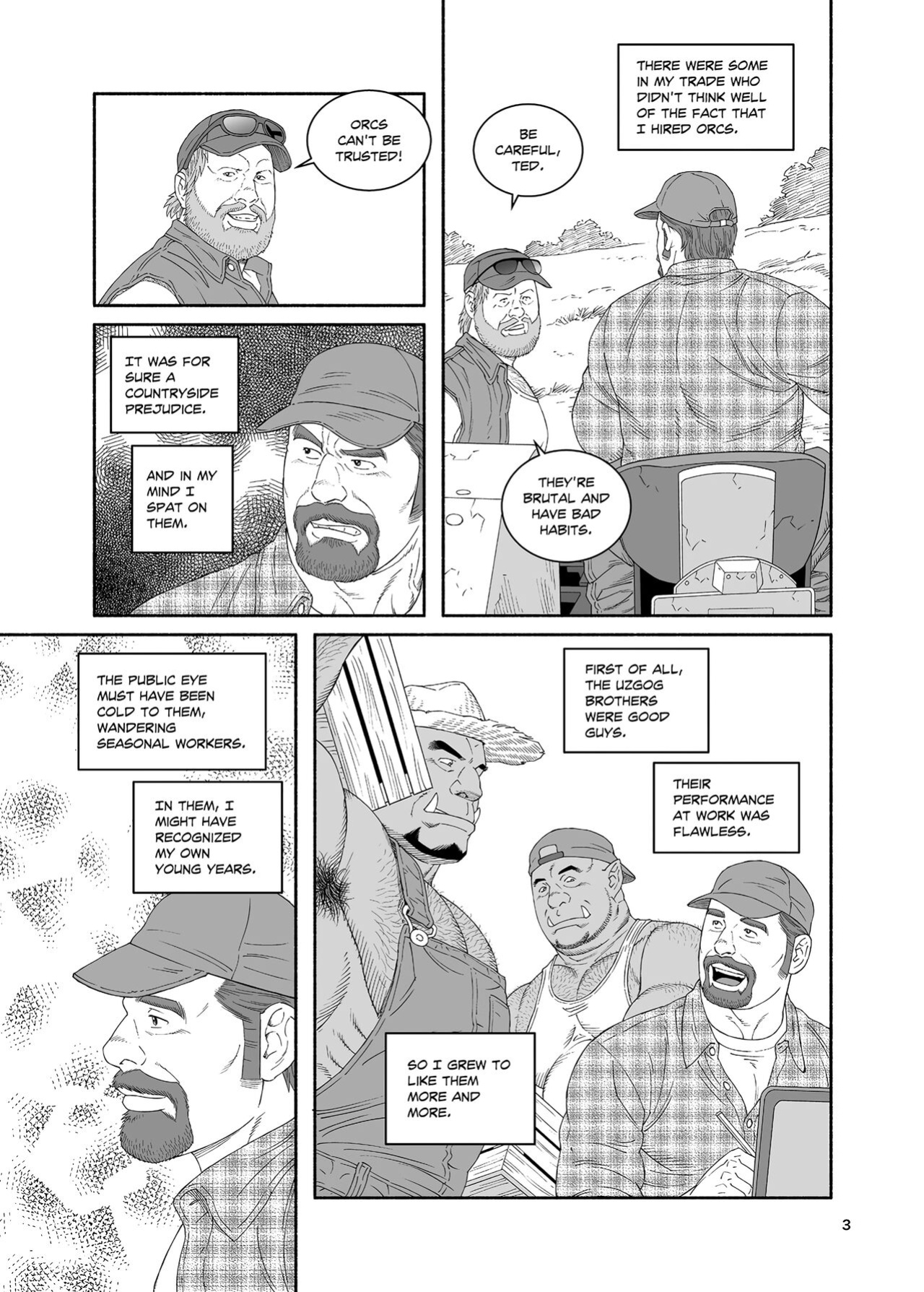 Tagame Gengoroh] B.S.B. Big Sir's Bitches : A Farmer - In the Case of Ted Sterling