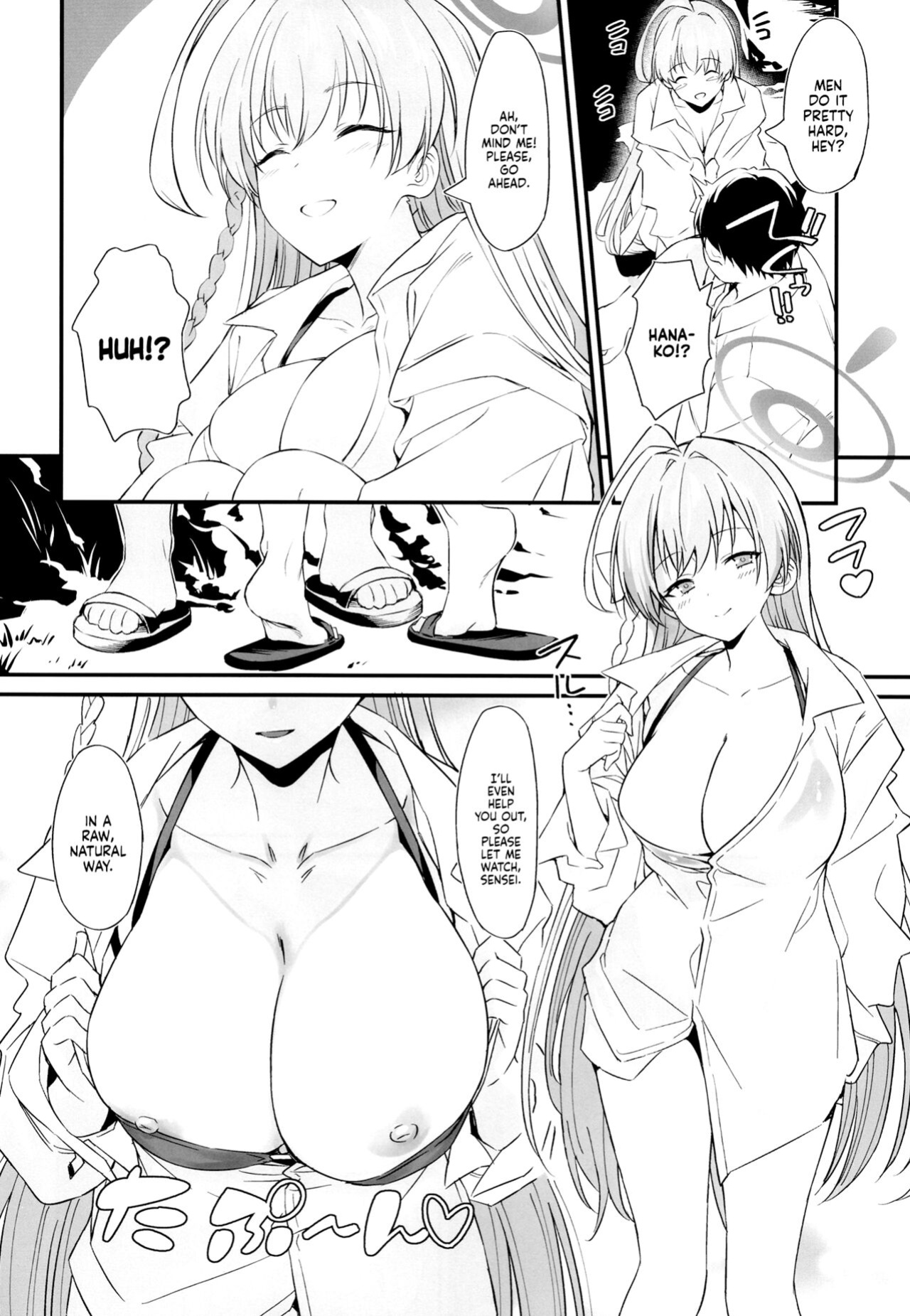 [AERODOG (inu)] Handjob Helper Hanako | Onanie Supporter Hanako (Blue Archive) [Bikkie Biter]