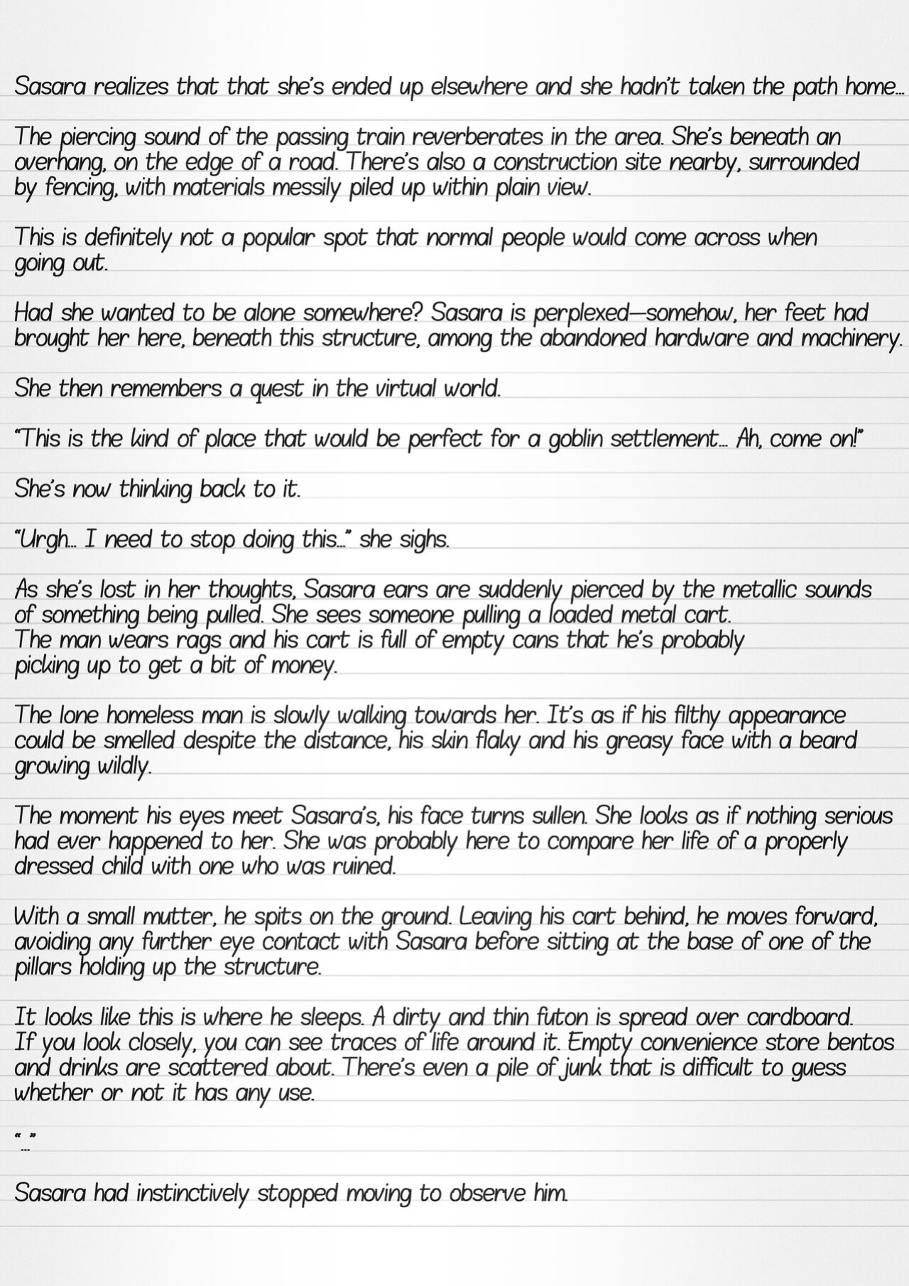 [Tiba-Santi (Misuke)] Misuke's Short Stories 12 - Sasara & The Homeless (ToHeart2 Dungeon Travelers)