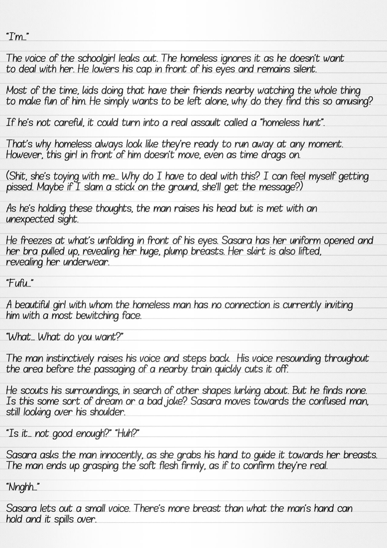 [Tiba-Santi (Misuke)] Misuke's Short Stories 12 - Sasara & The Homeless (ToHeart2 Dungeon Travelers)