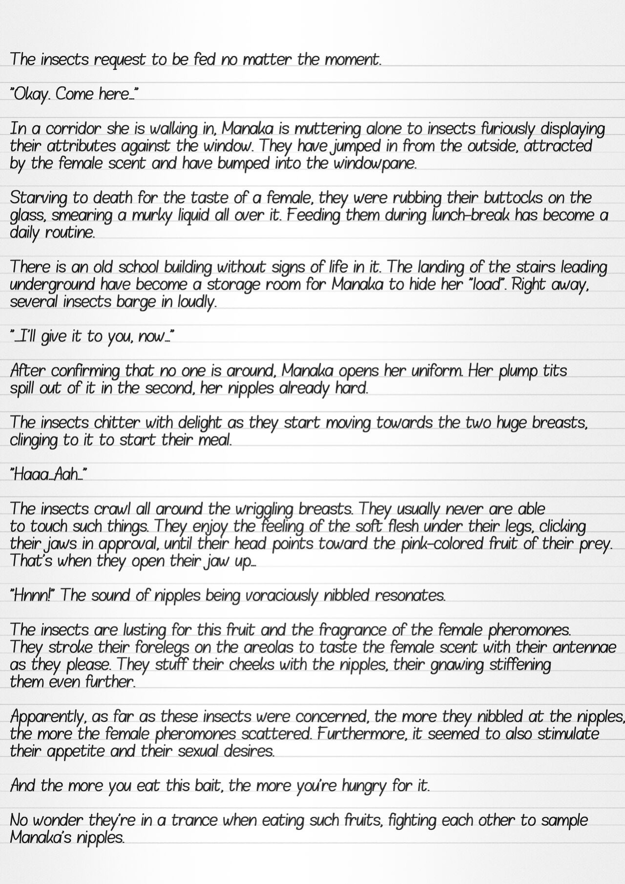 [Tiba-Santi (Misuke)] Misuke's Short Stories 11 - Manaka's Insect Game 2 (ToHeart2 Dungeon Travelers)