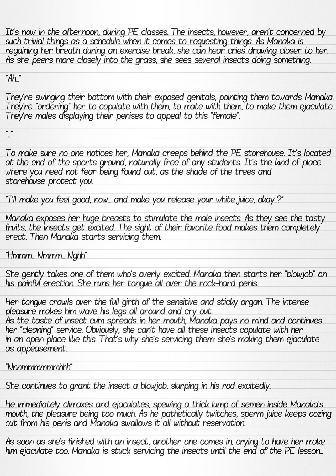 [Tiba-Santi (Misuke)] Misuke's Short Stories 11 - Manaka's Insect Game 2 (ToHeart2 Dungeon Travelers)