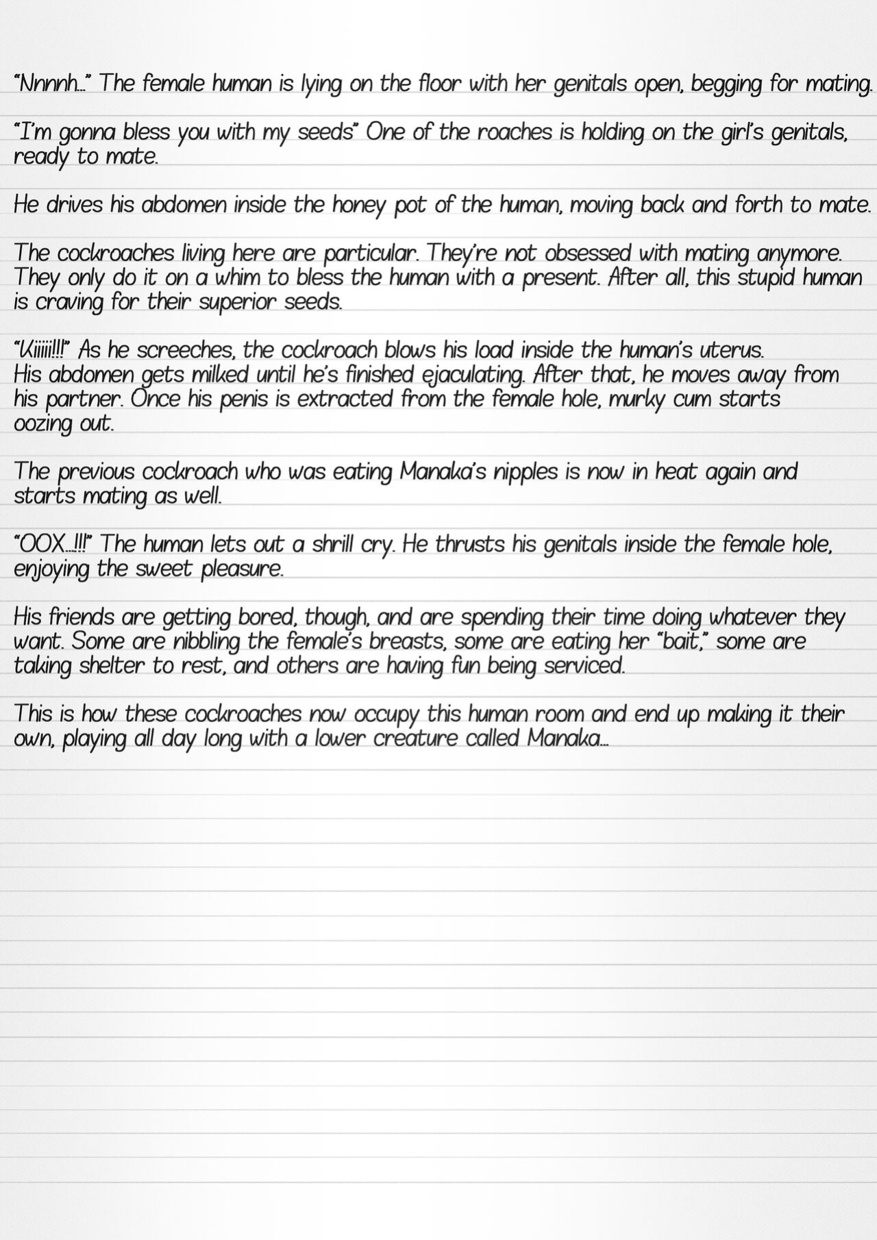 [Tiba-Santi (Misuke)] Misuke's Short Stories 11 - Manaka's Insect Game 2 (ToHeart2 Dungeon Travelers)