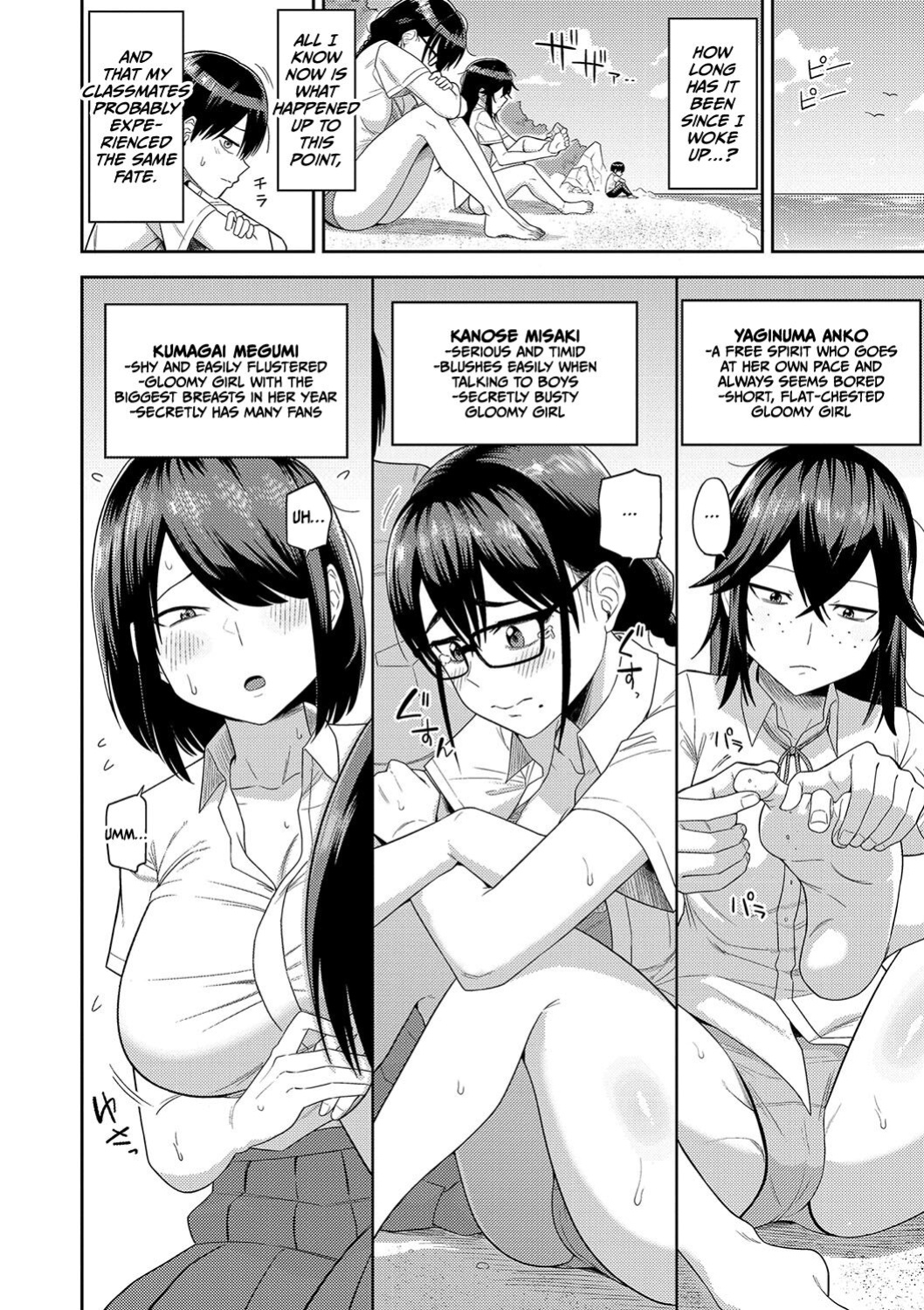[Makosho] Mujintou de, SEX ni Kyoumi Shinshin na Dosukebe Inkya Joshi-tachi to Harem Life [CulturedCommissions]