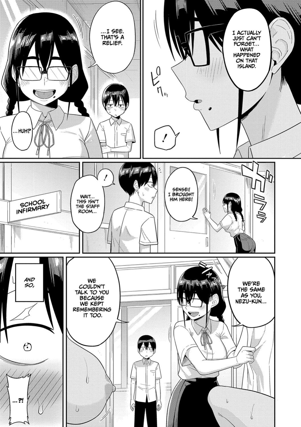 [Makosho] Mujintou de, SEX ni Kyoumi Shinshin na Dosukebe Inkya Joshi-tachi to Harem Life [CulturedCommissions]
