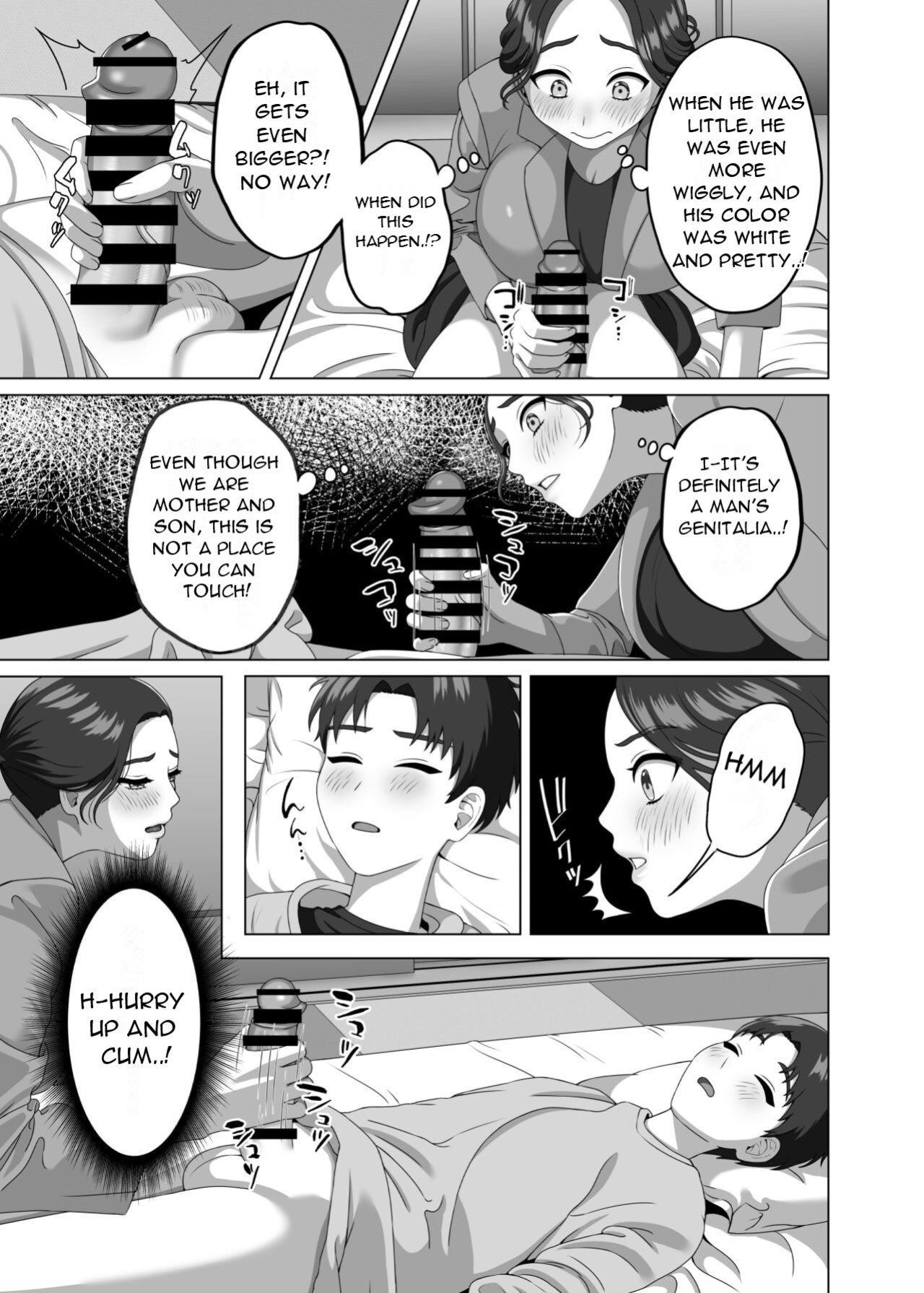 [GABUGABU (GABURI)] Musuko no Asadachi ni Doki Doki Shichau Okaa-san - A mother gets excited about her son's morning erection [DarklordMTLs]