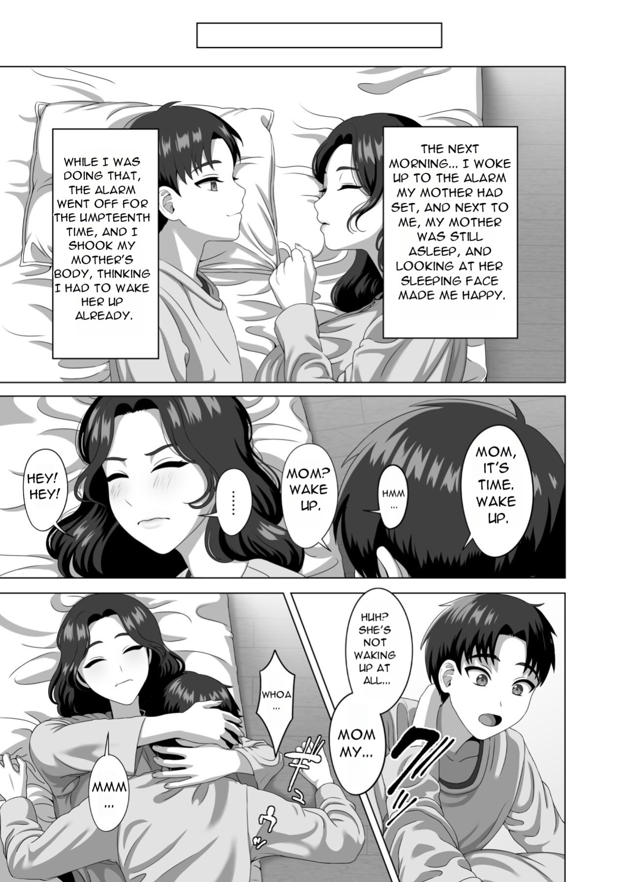 [GABUGABU (GABURI)] Musuko no Asadachi ni Doki Doki Shichau Okaa-san - A mother gets excited about her son's morning erection [DarklordMTLs]