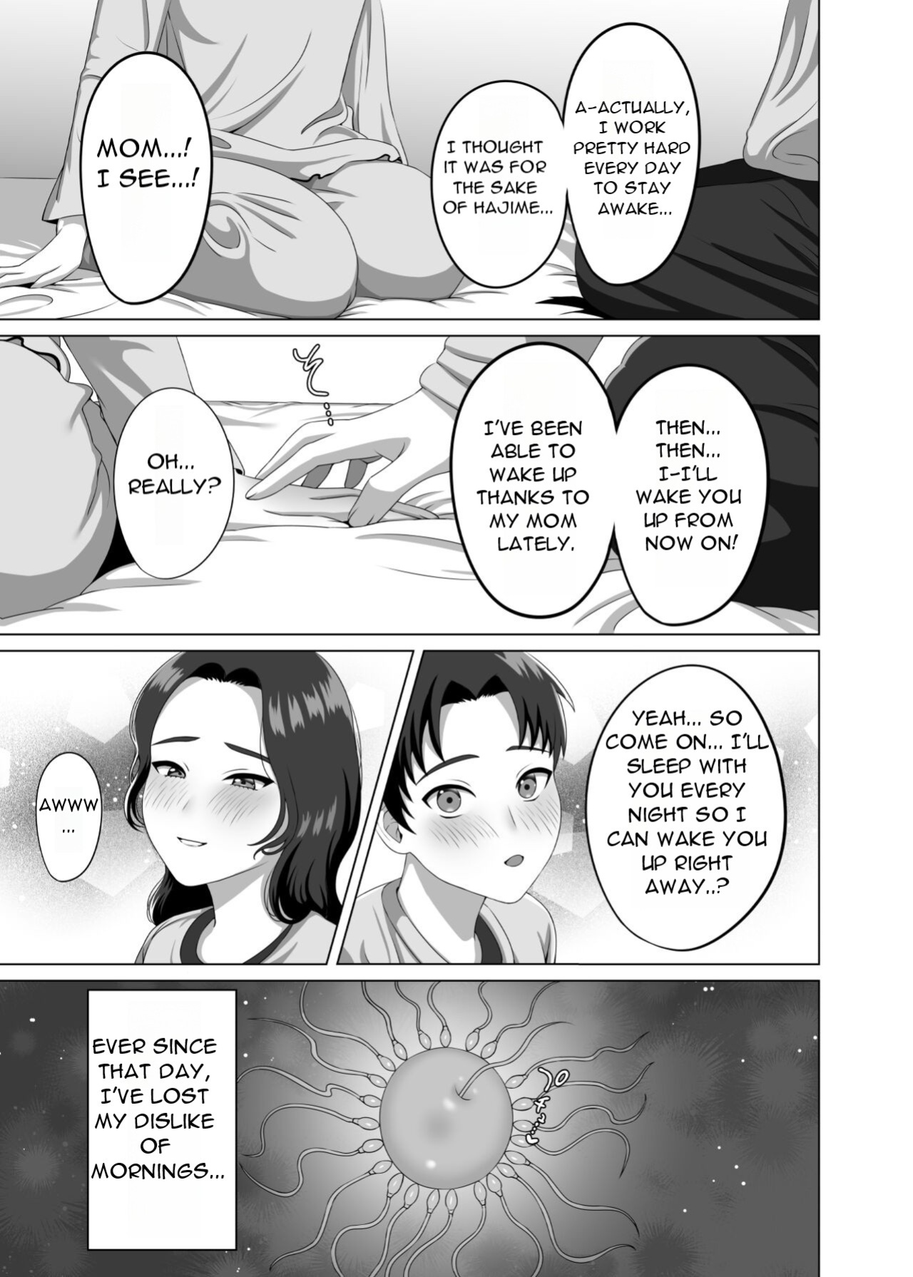[GABUGABU (GABURI)] Musuko no Asadachi ni Doki Doki Shichau Okaa-san - A mother gets excited about her son's morning erection [DarklordMTLs]
