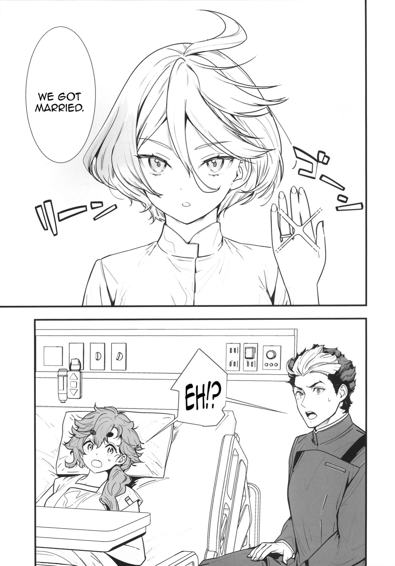 [Renai Mangaka (Naruse Hirofumi)] Shukufuku Sareru Happy End / Buildup Is Important To Get To That Blessed Happy End, Isn't It? (Gundam TWFM)