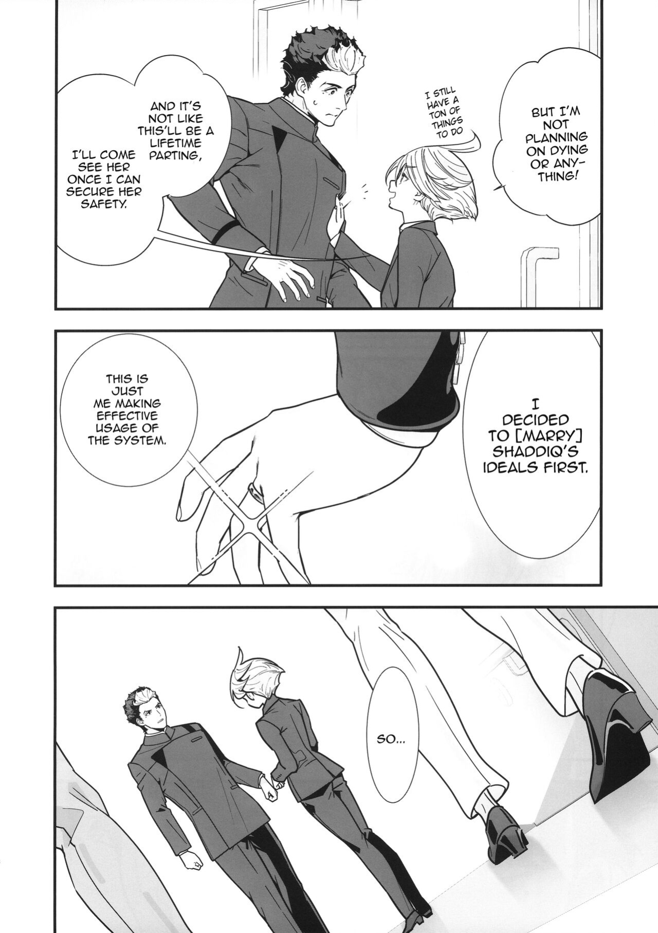 [Renai Mangaka (Naruse Hirofumi)] Shukufuku Sareru Happy End / Buildup Is Important To Get To That Blessed Happy End, Isn't It? (Gundam TWFM)