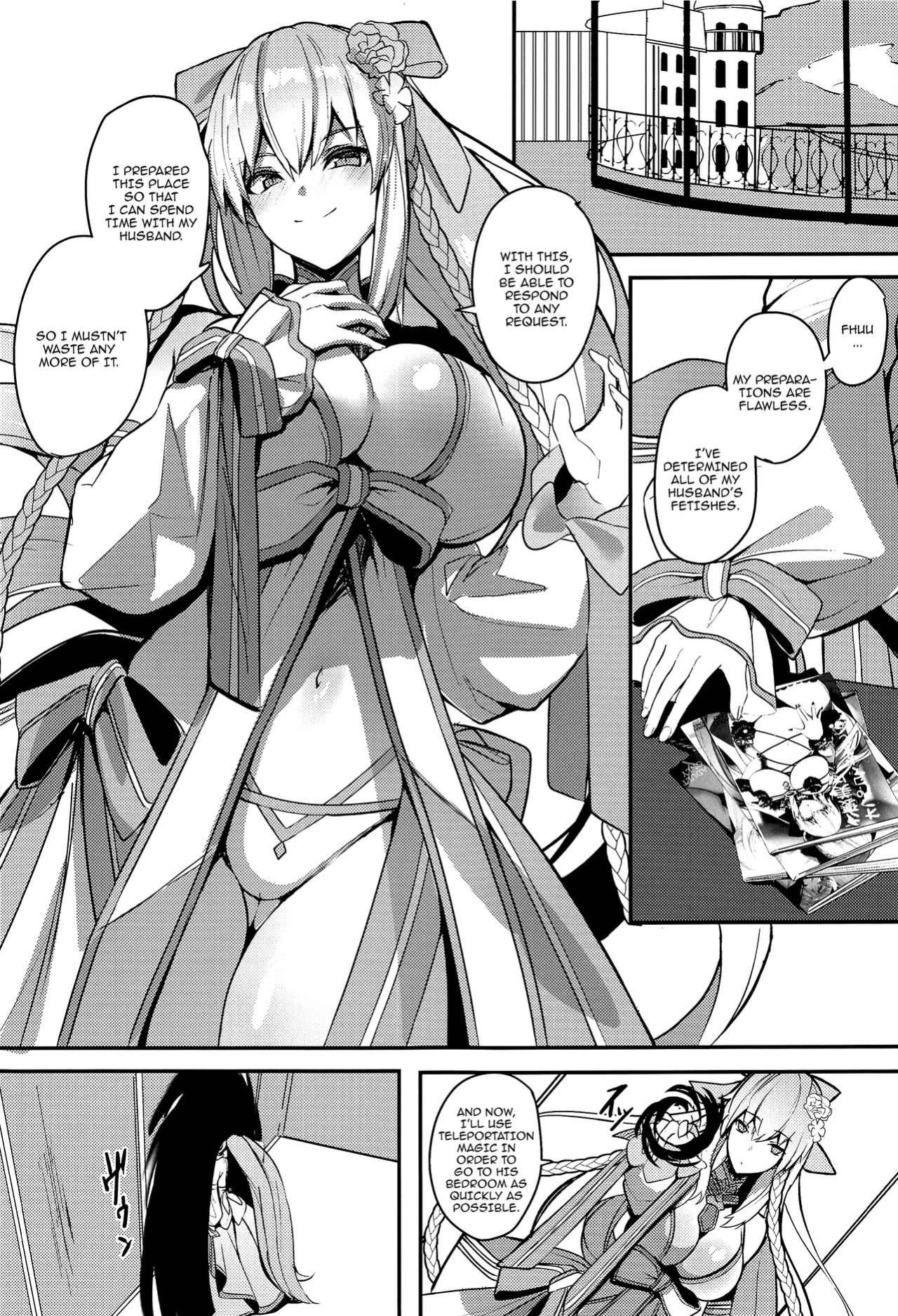 (C103) [Yurutto Pocket (Untue)] Suihi-sama no Junan | The Swimsuit Princess' Ordeals (Fate/Grand Order)