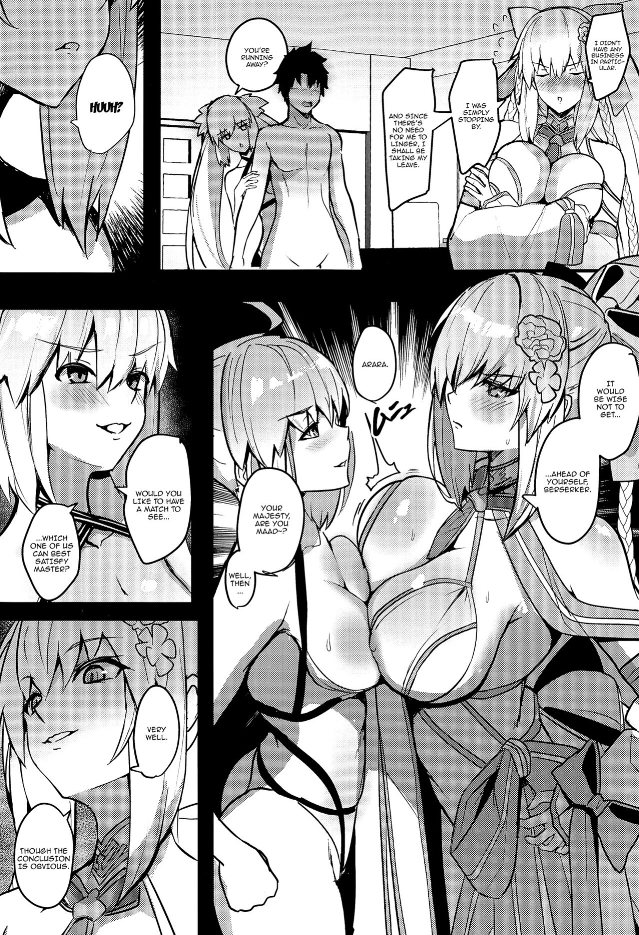 (C103) [Yurutto Pocket (Untue)] Suihi-sama no Junan | The Swimsuit Princess' Ordeals (Fate/Grand Order)