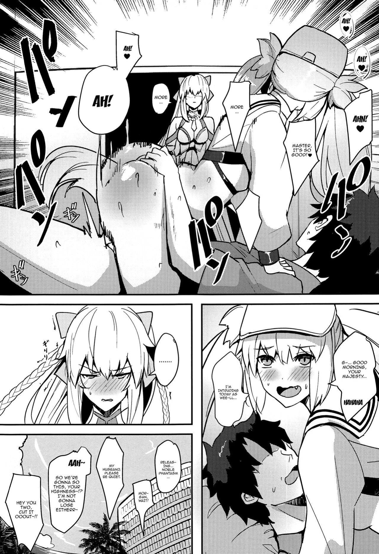 (C103) [Yurutto Pocket (Untue)] Suihi-sama no Junan | The Swimsuit Princess' Ordeals (Fate/Grand Order)