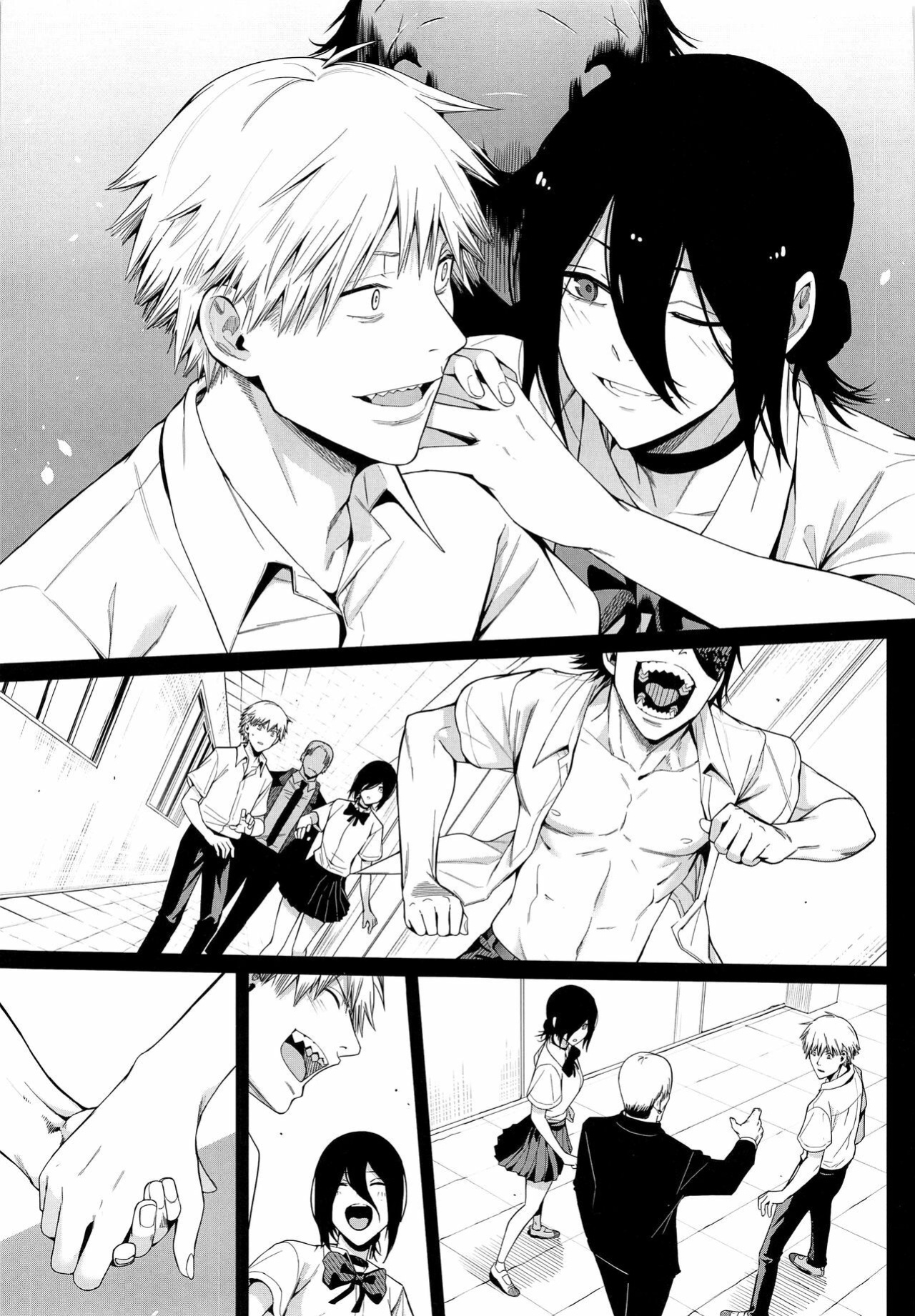 [Bad Mushrooms (Chicke III, 4why)] Kusarinoko Katsurei | Chainsaw Circumcision (Chainsaw Man)