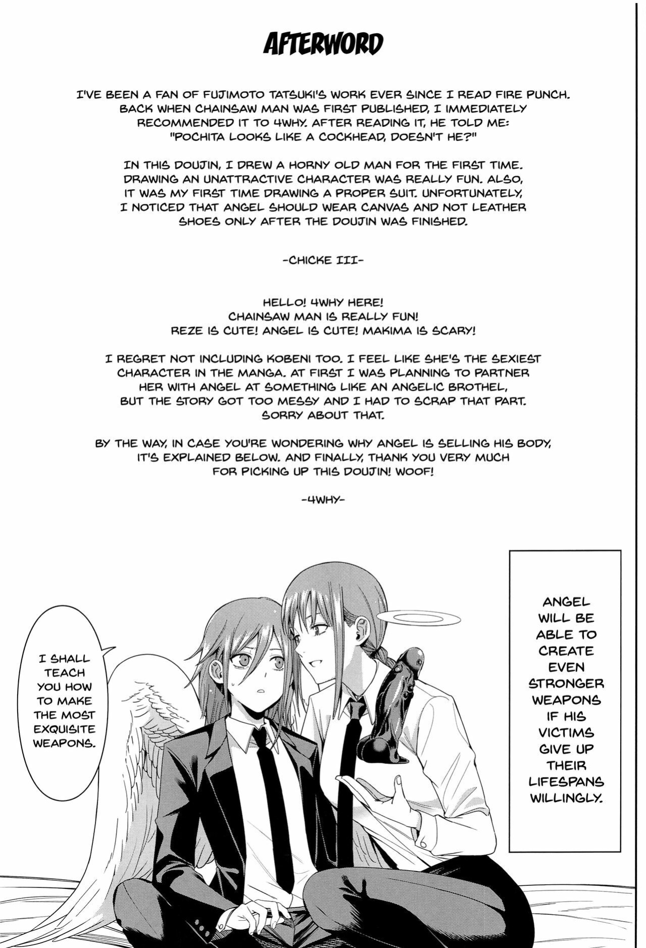 [Bad Mushrooms (Chicke III, 4why)] Kusarinoko Katsurei | Chainsaw Circumcision (Chainsaw Man)