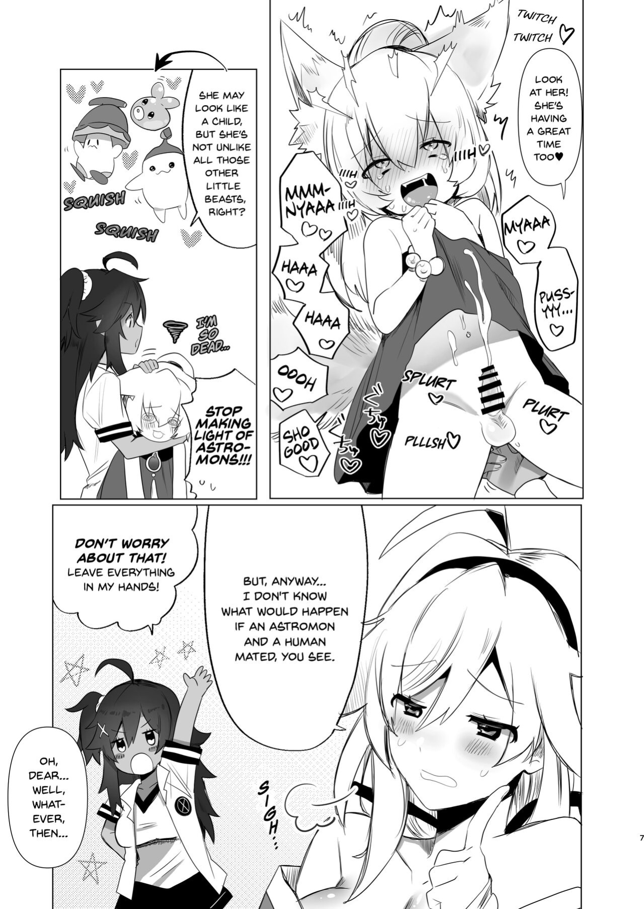 [Chichiguni (Aono Keita)] Futanari Kitsune Musume ni Goyoushin | Watch out for the Foxgirl with a Dick (Monster Super League) [Zzyzzyxx]