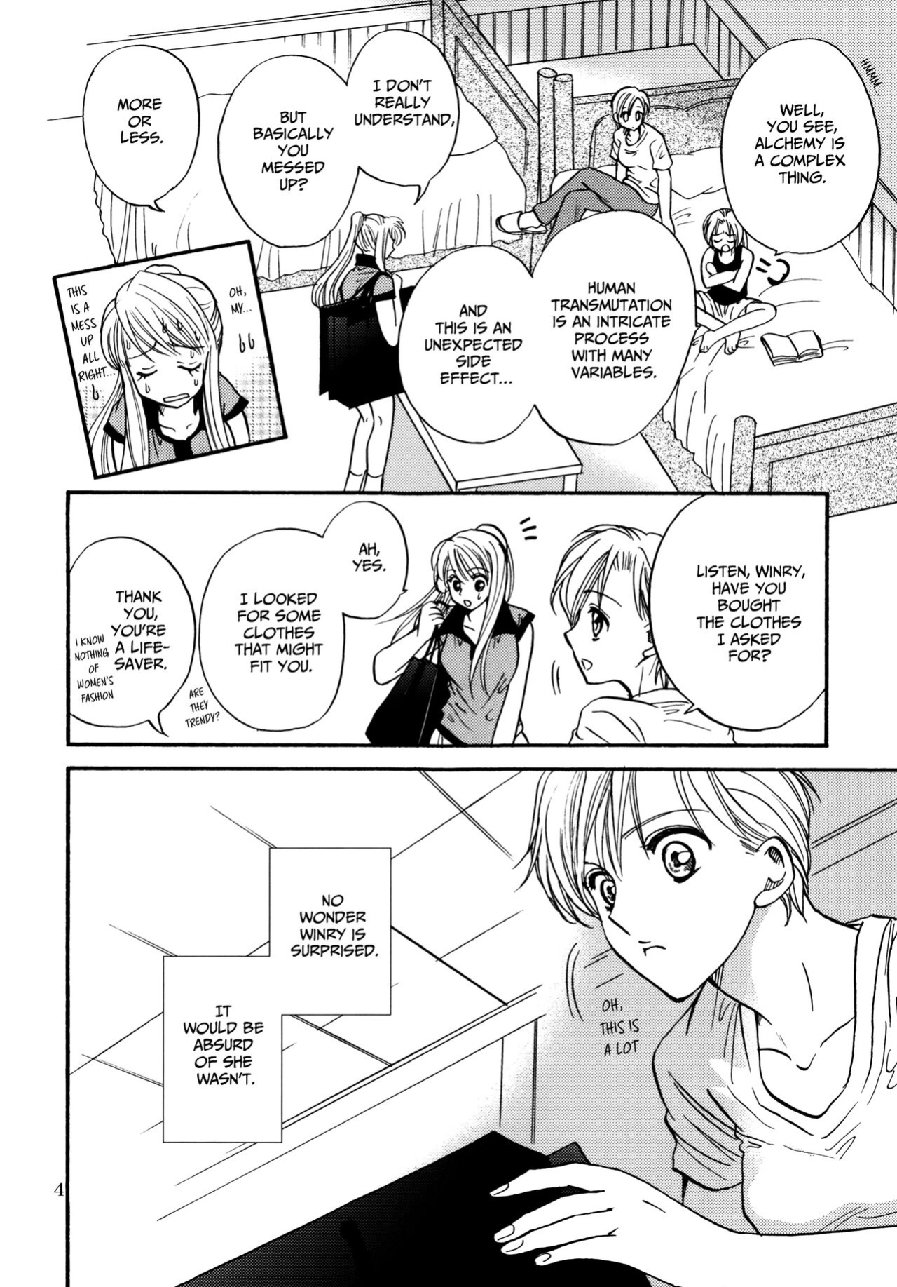 (C70) [CHERRY MOON (K-Zima)] Temporary Girl's Life (Fullmetal Alchemist)