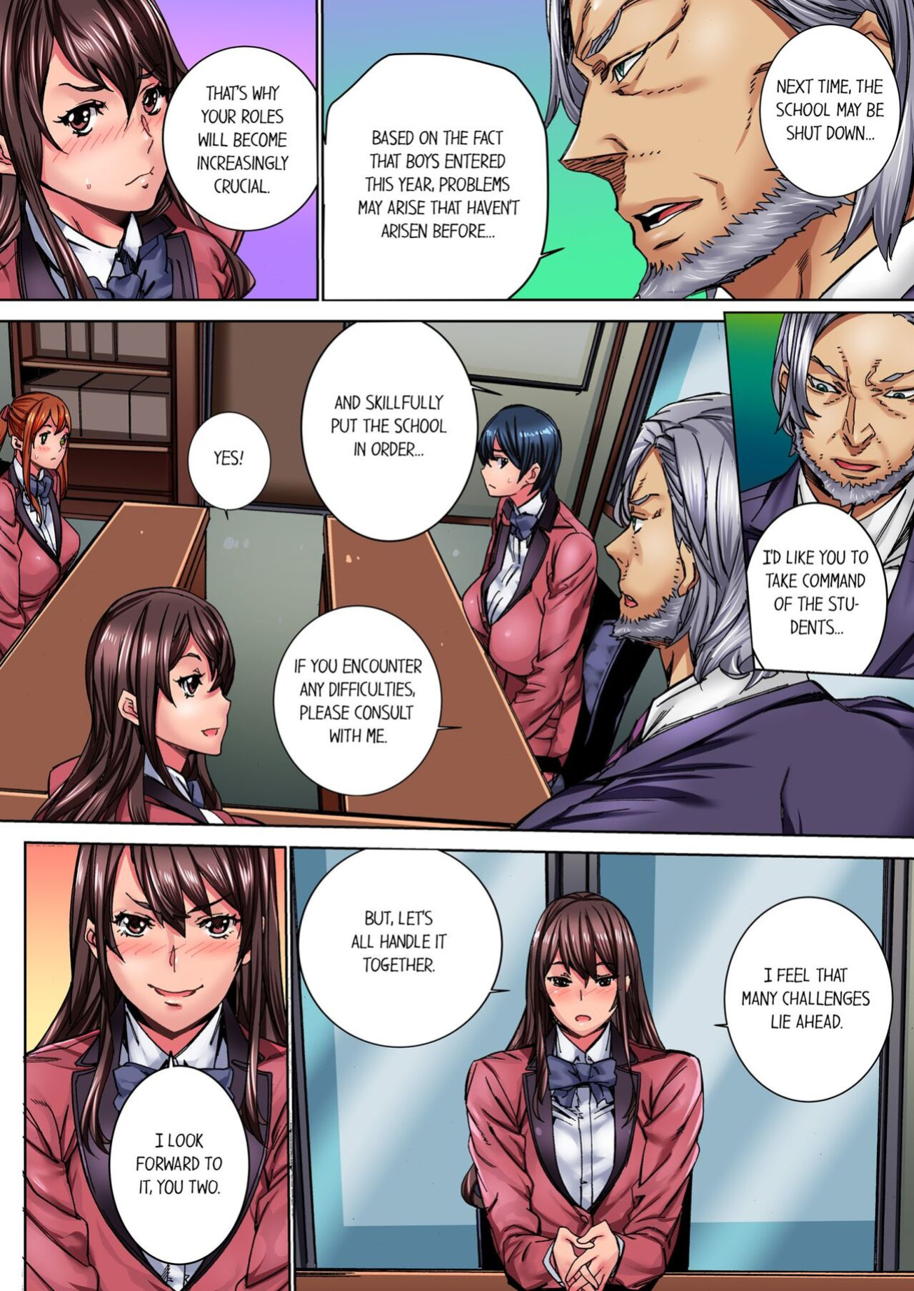 [OUMA] IKUu!! Zenkou Seito no Mae de Koukai Zecchou-saserareta JK no Matsuro 1 | Cumming in Front of the Entire Student Body 1