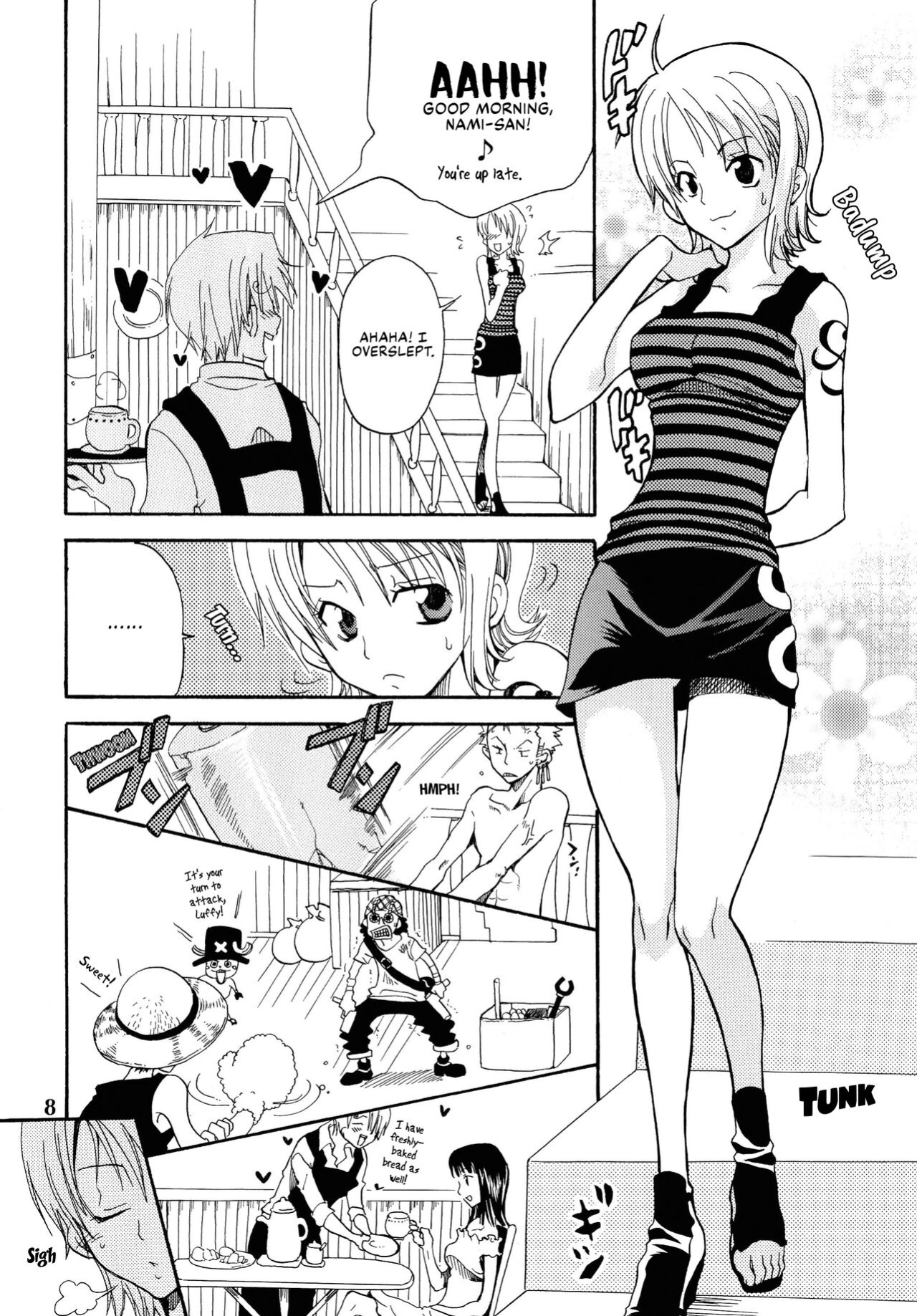 [KURIONE-SHA (YU-RI)] Shiawase Punch! 6 (One Piece) [EHCOVE]