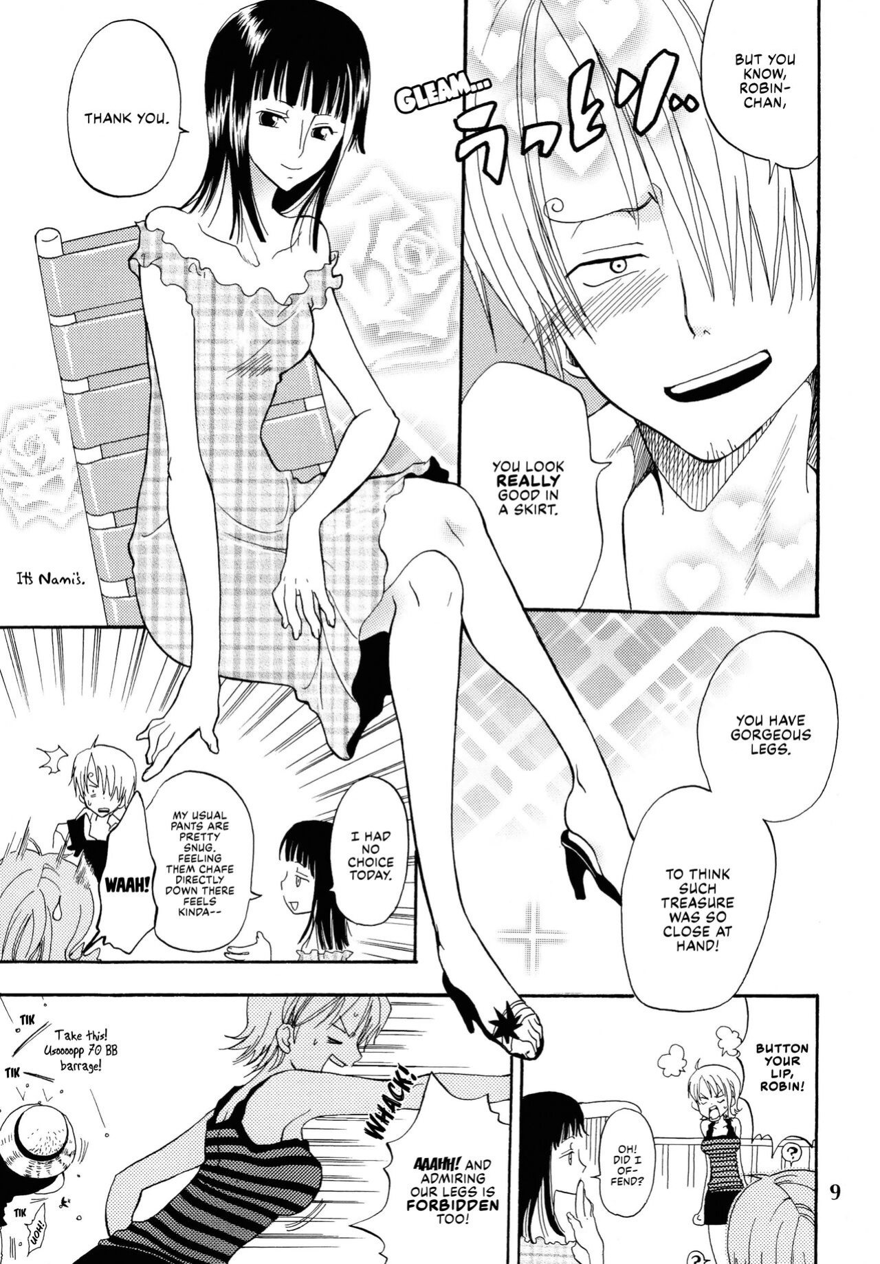 [KURIONE-SHA (YU-RI)] Shiawase Punch! 6 (One Piece) [EHCOVE]