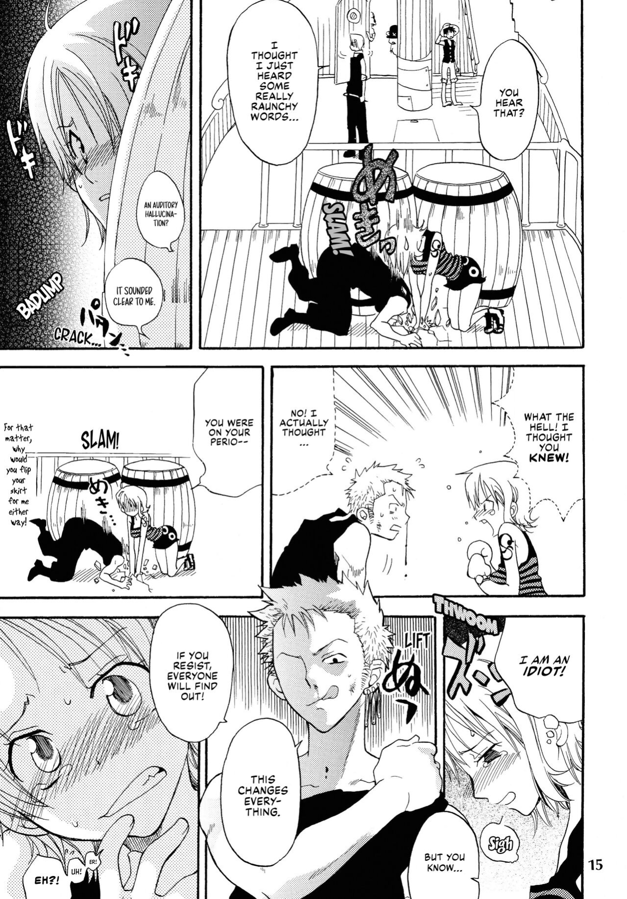[KURIONE-SHA (YU-RI)] Shiawase Punch! 6 (One Piece) [EHCOVE]