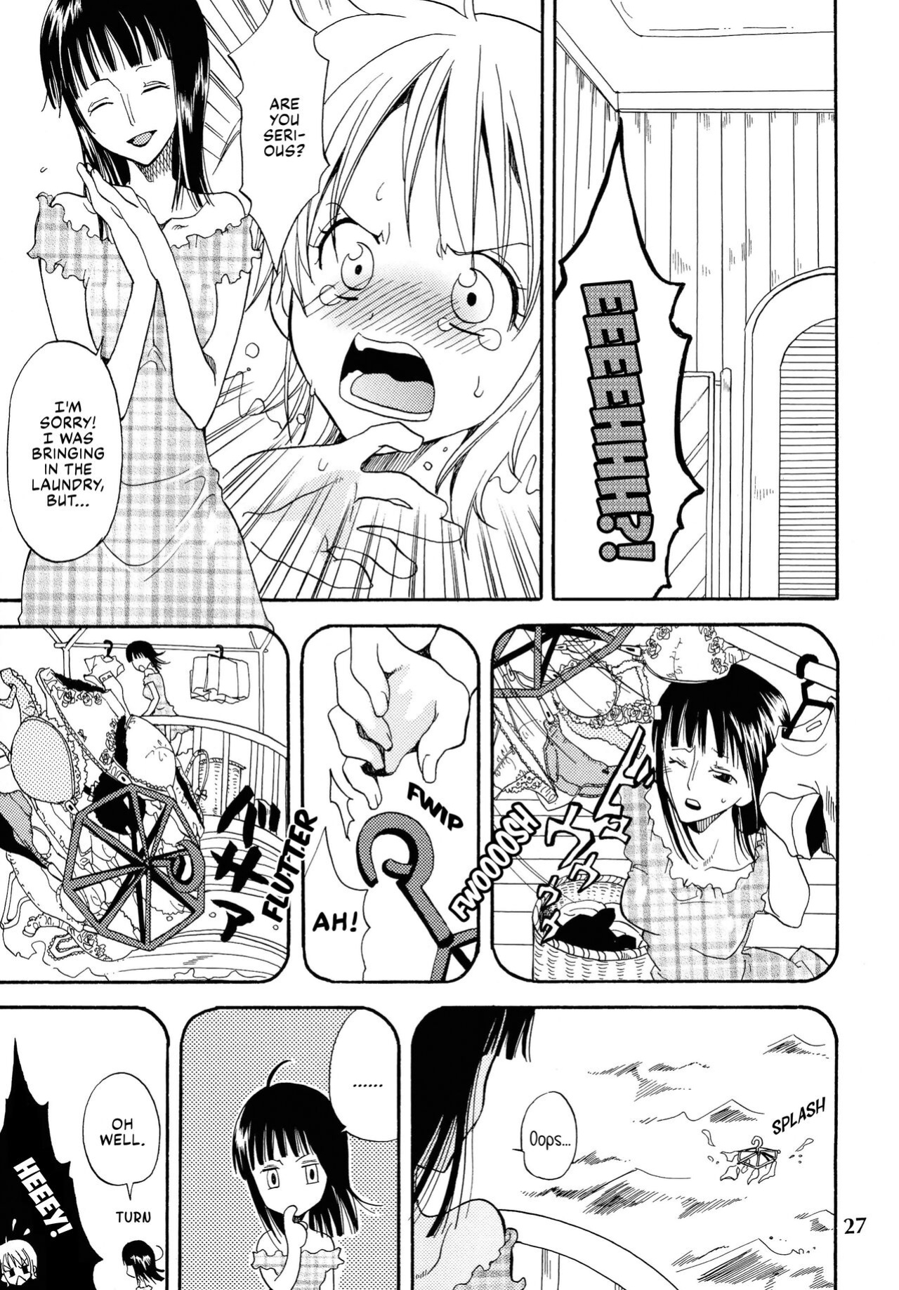 [KURIONE-SHA (YU-RI)] Shiawase Punch! 6 (One Piece) [EHCOVE]
