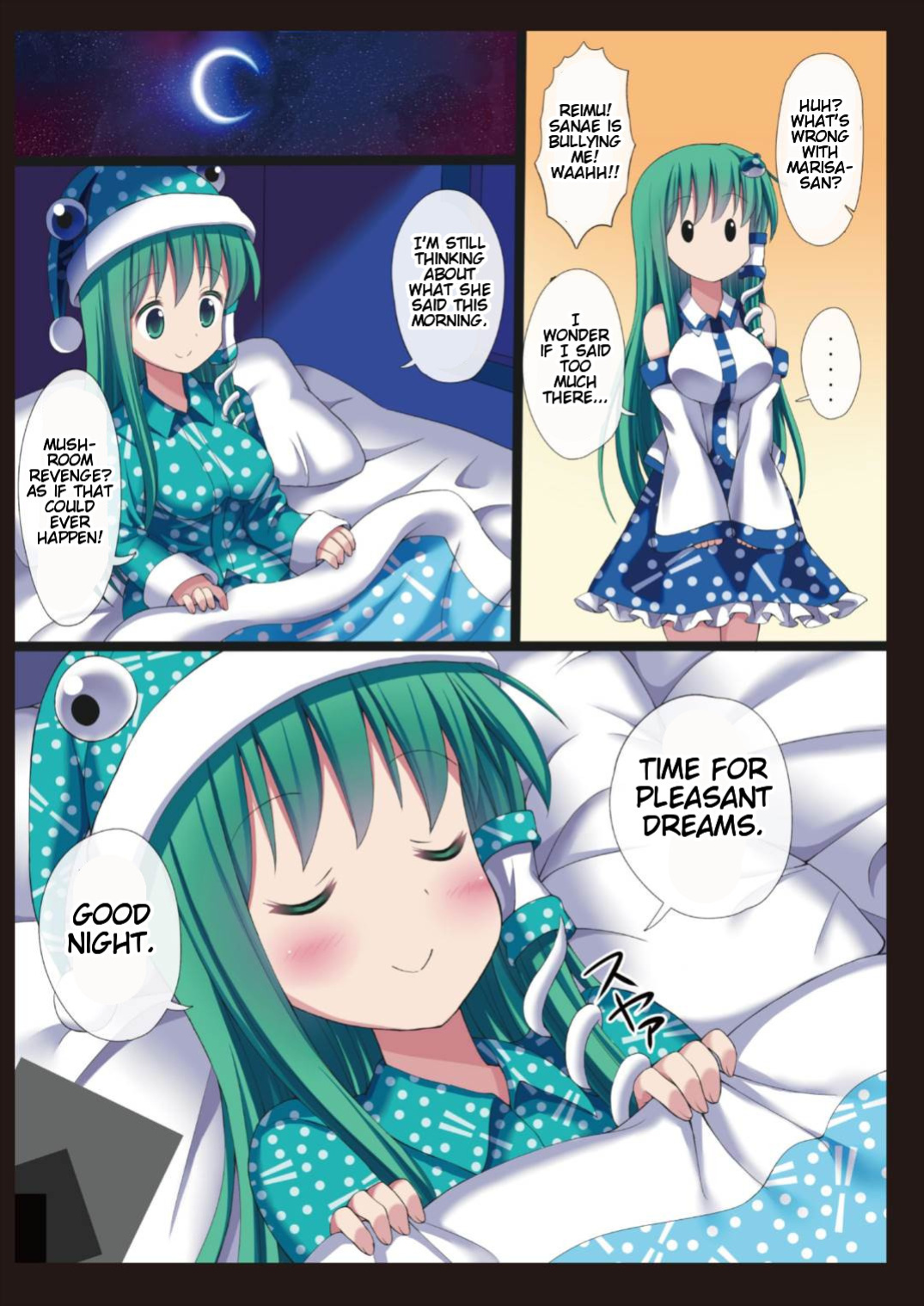 (Reitaisai 12) [Nanmin Festival (Gibuchoko)] Kinoko x Takenoko x Sanae-san (Touhou Project)