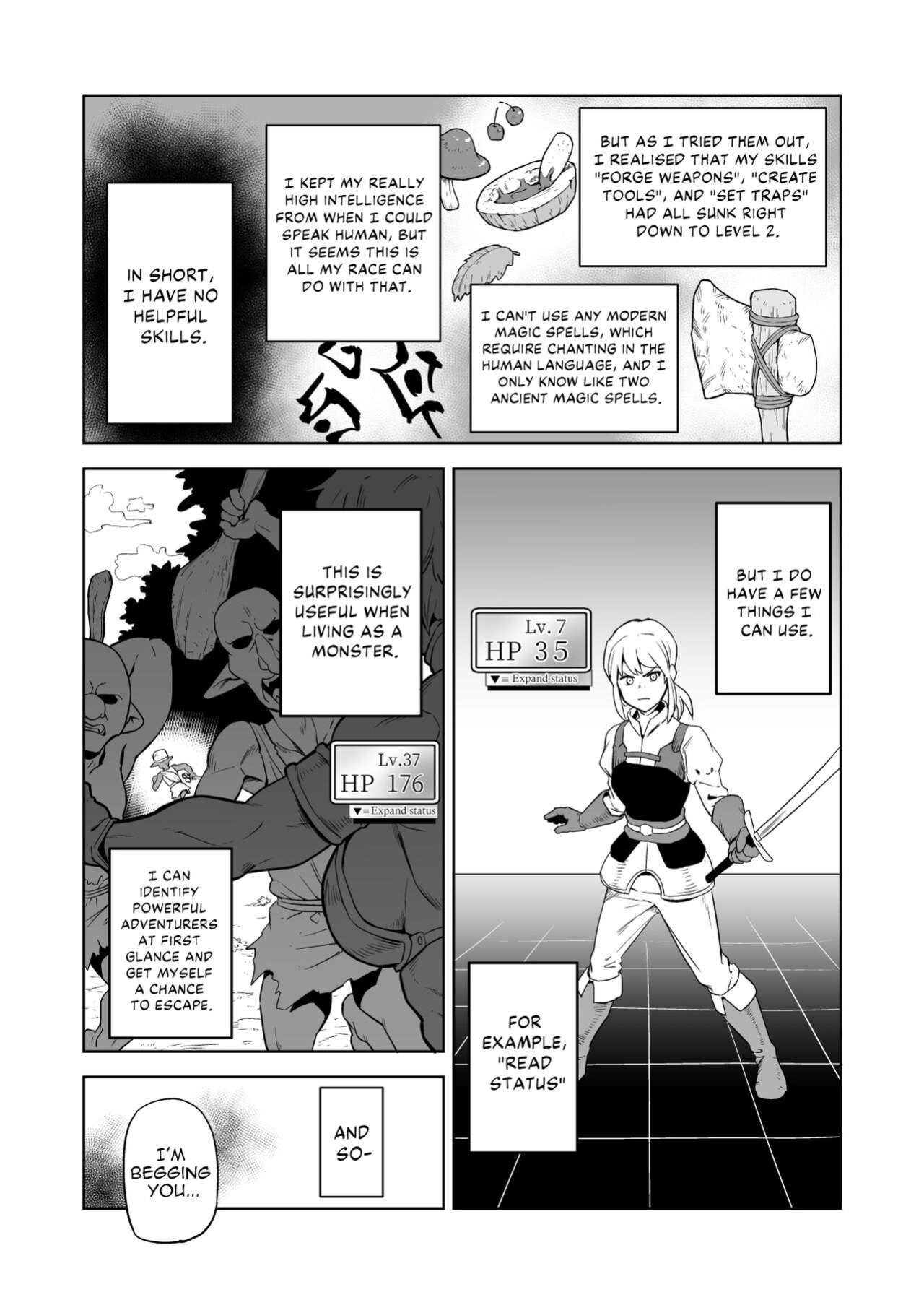 [Yamabatake (Yamabatake)] Zako-kan Nerai no Do-M Onna Kishi ga Hontou ni Goblin Dorei ni Sareru Hanashi Zenpen | The Story of How a Masochistic Female Knight Looking to Get Gangbanged by Weaklings Became a Goblin Slave for Real; Part 1