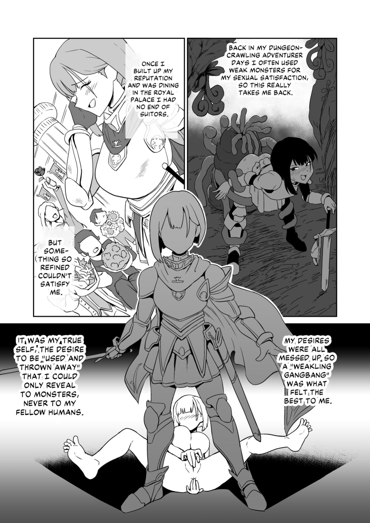 [Yamabatake (Yamabatake)] Zako-kan Nerai no Do-M Onna Kishi ga Hontou ni Goblin Dorei ni Sareru Hanashi Zenpen | The Story of How a Masochistic Female Knight Looking to Get Gangbanged by Weaklings Became a Goblin Slave for Real; Part 1