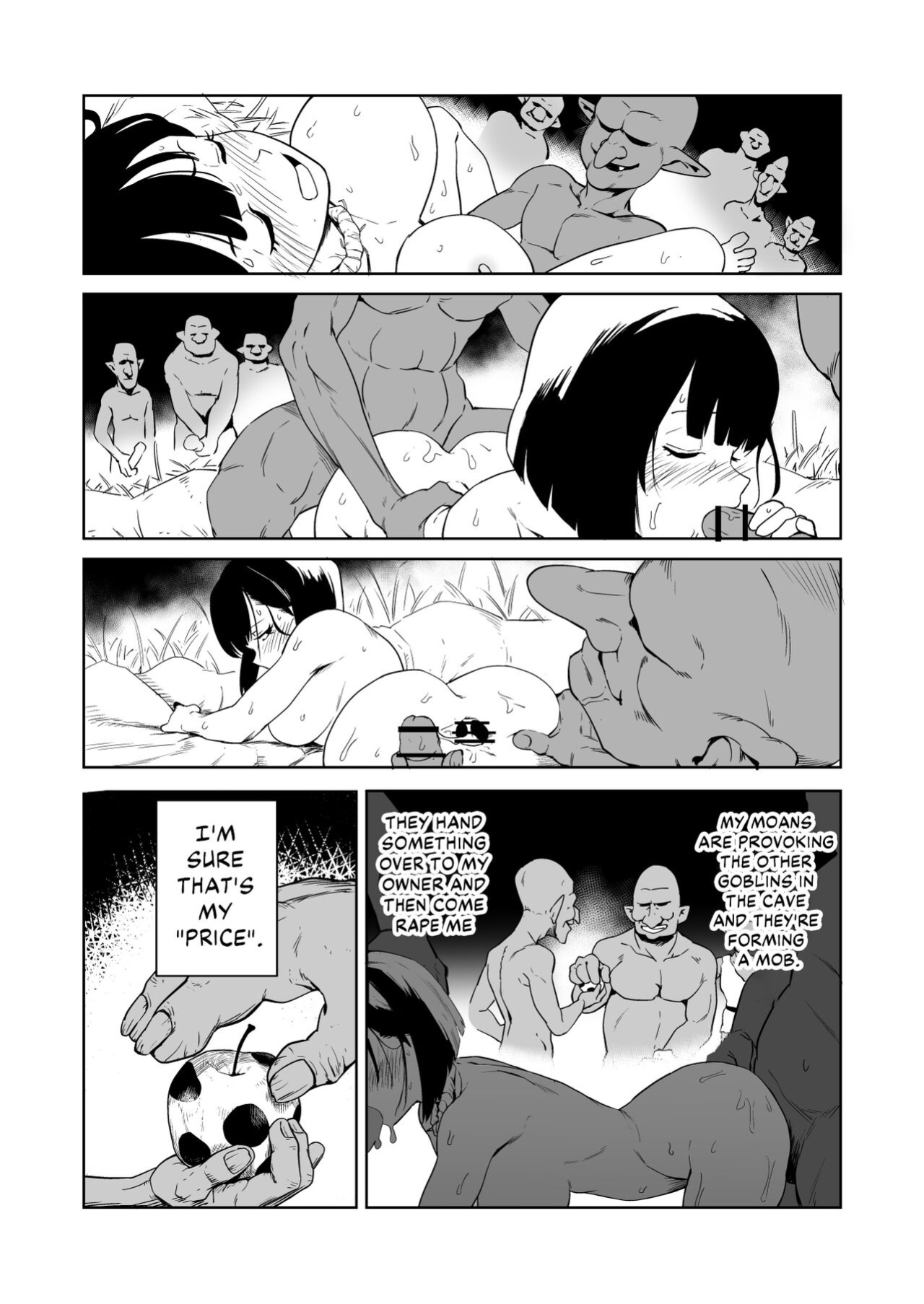 [Yamabatake (Yamabatake)] Zako-kan Nerai no Do-M Onna Kishi ga Hontou ni Goblin Dorei ni Sareru Hanashi Zenpen | The Story of How a Masochistic Female Knight Looking to Get Gangbanged by Weaklings Became a Goblin Slave for Real; Part 1