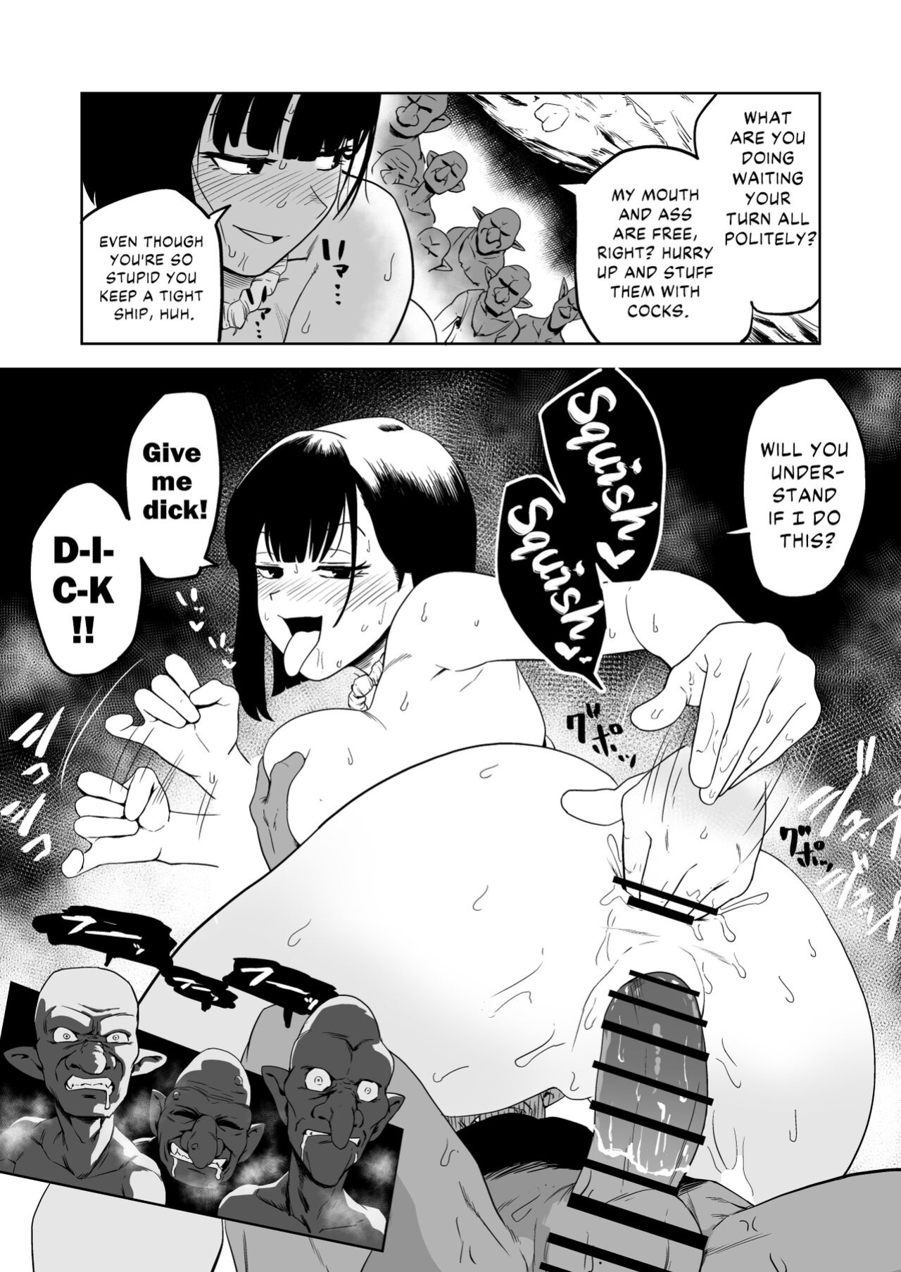 [Yamabatake (Yamabatake)] Zako-kan Nerai no Do-M Onna Kishi ga Hontou ni Goblin Dorei ni Sareru Hanashi Zenpen | The Story of How a Masochistic Female Knight Looking to Get Gangbanged by Weaklings Became a Goblin Slave for Real; Part 1