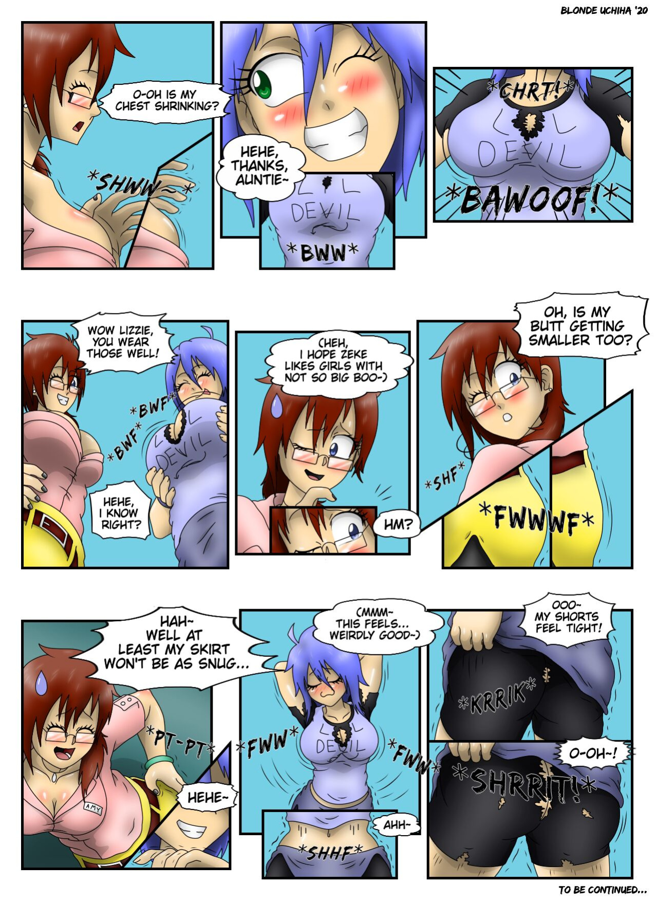 [BlondeUchiha (WolfenUchiha111)] Lizzie & Amy's Swappin' Good Time