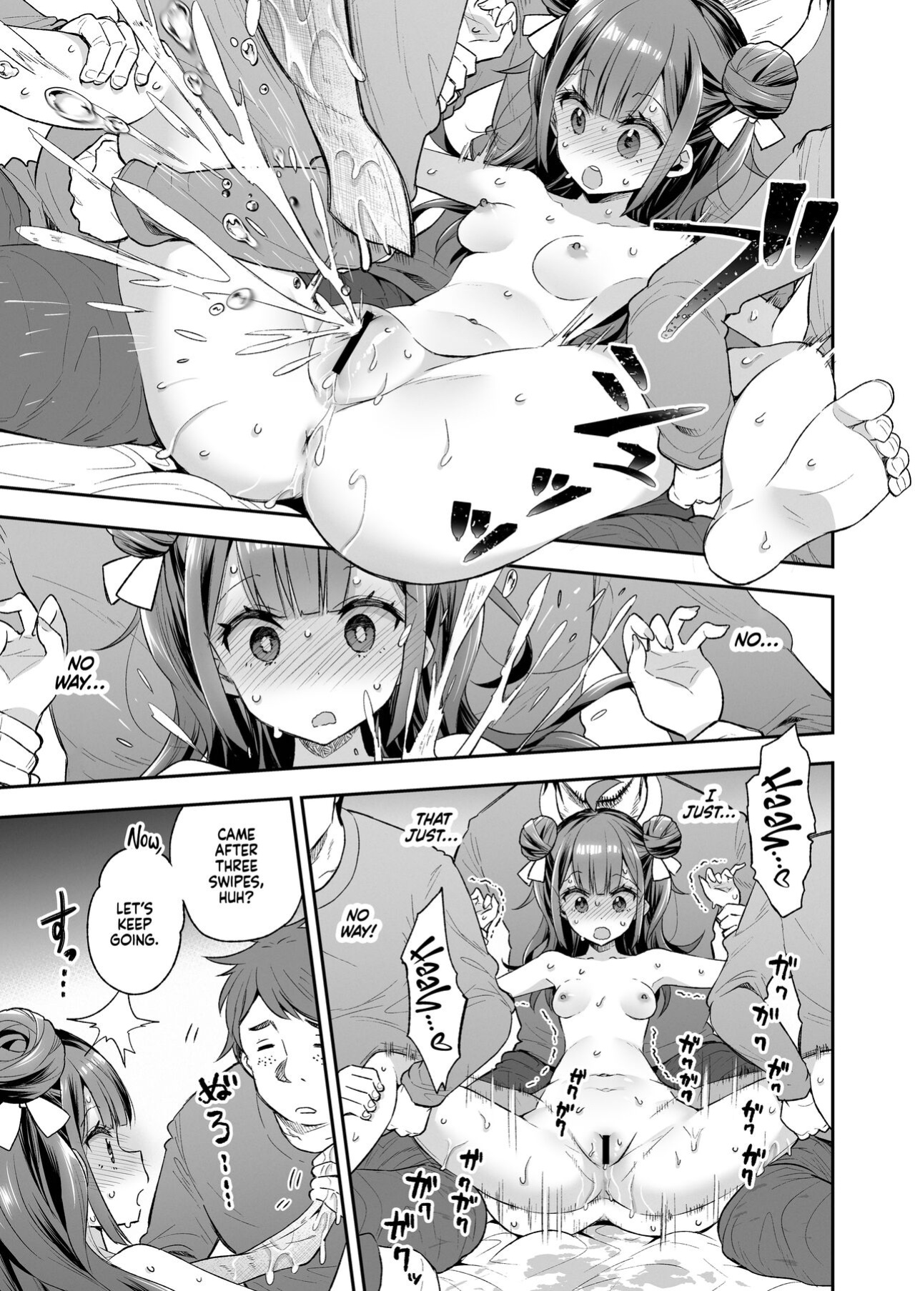 [Mochi Dog Laboratory (Asakai Mocchinu)] Akume Hime to Otaku-kun no Doku Ringo | The Orgasm Princess Can't Take Another Bite! [Xzosk]