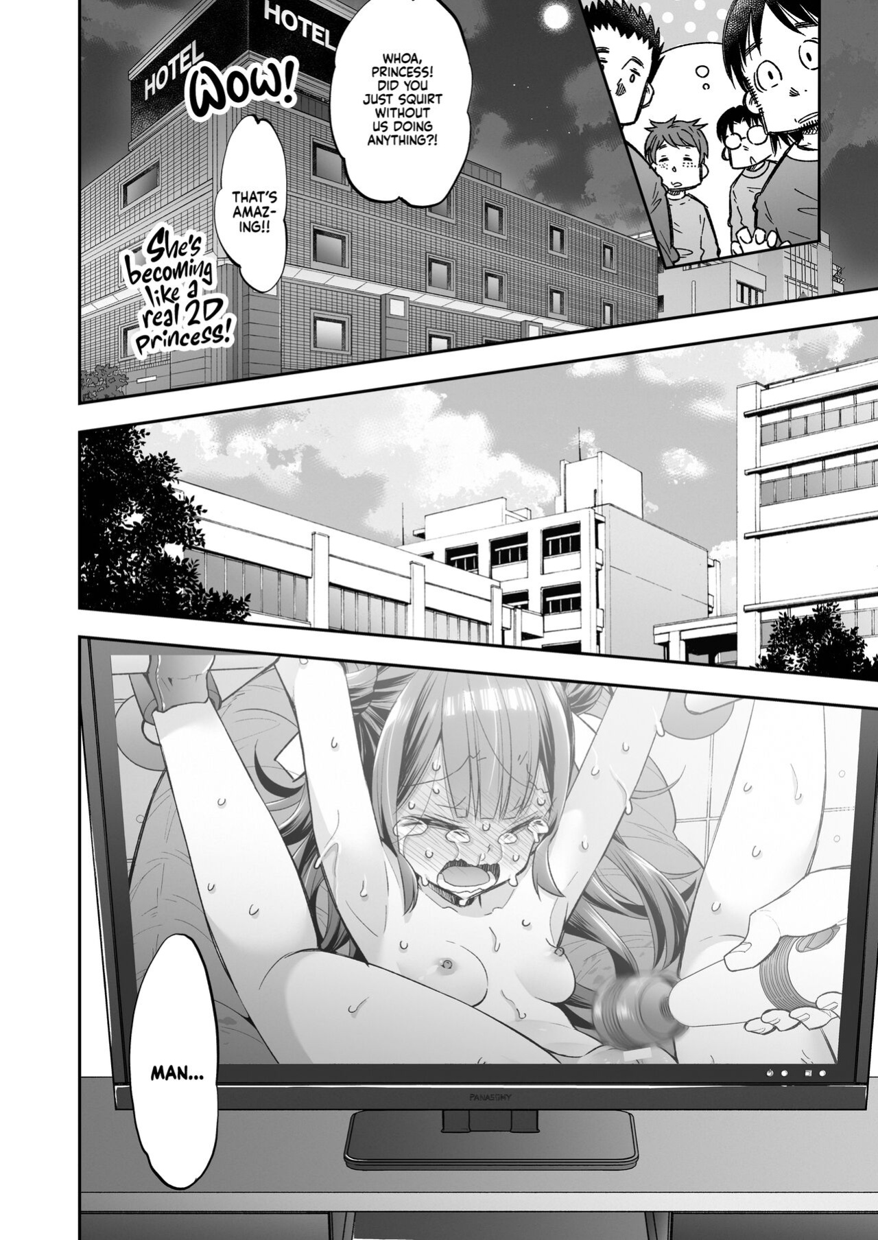 [Mochi Dog Laboratory (Asakai Mocchinu)] Akume Hime to Otaku-kun no Doku Ringo | The Orgasm Princess Can't Take Another Bite! [Xzosk]