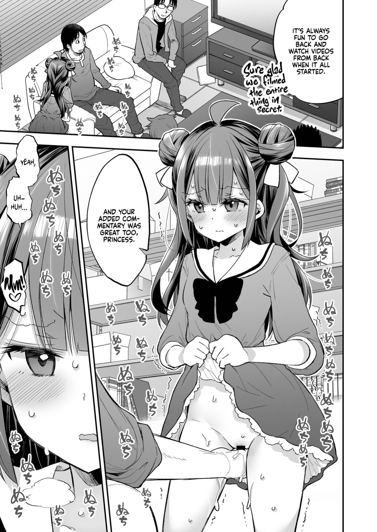 [Mochi Dog Laboratory (Asakai Mocchinu)] Akume Hime to Otaku-kun no Doku Ringo | The Orgasm Princess Can't Take Another Bite! [Xzosk]