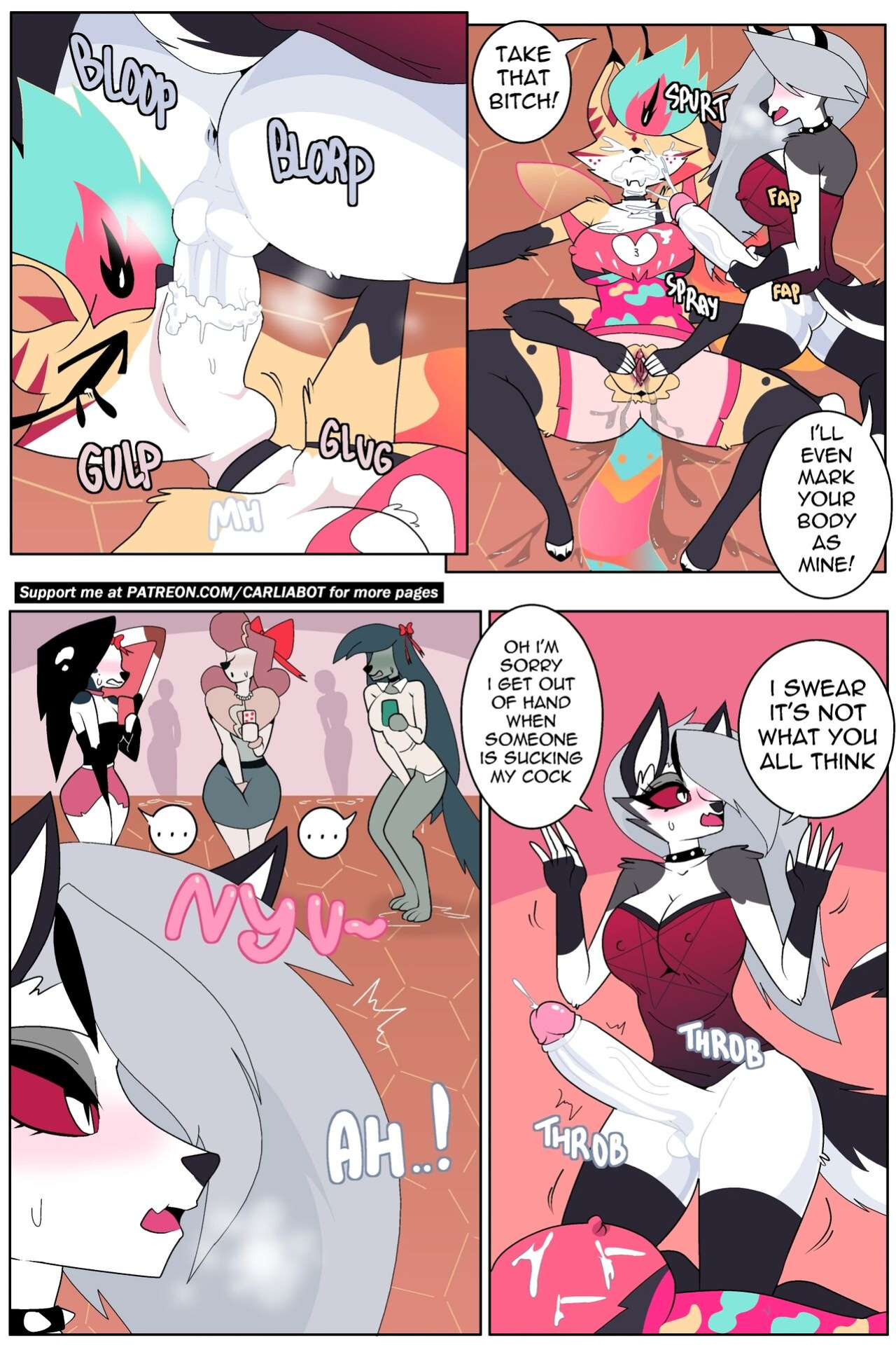 [Carliabot] Loona x Queen Bee (Helluva Boss)