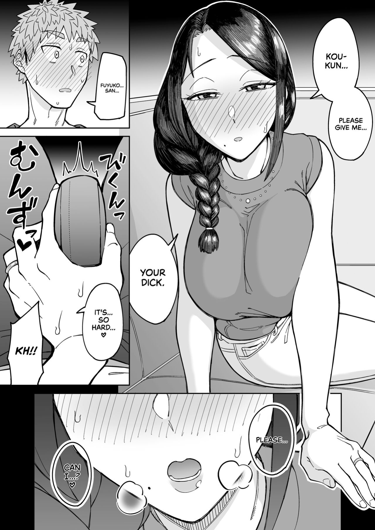 [Misaki (Akutenkou)] Hatsukoi no Hito wa, Tomodachi no Mama. | My First Love Is My Friend's Mom. [RedLantern]