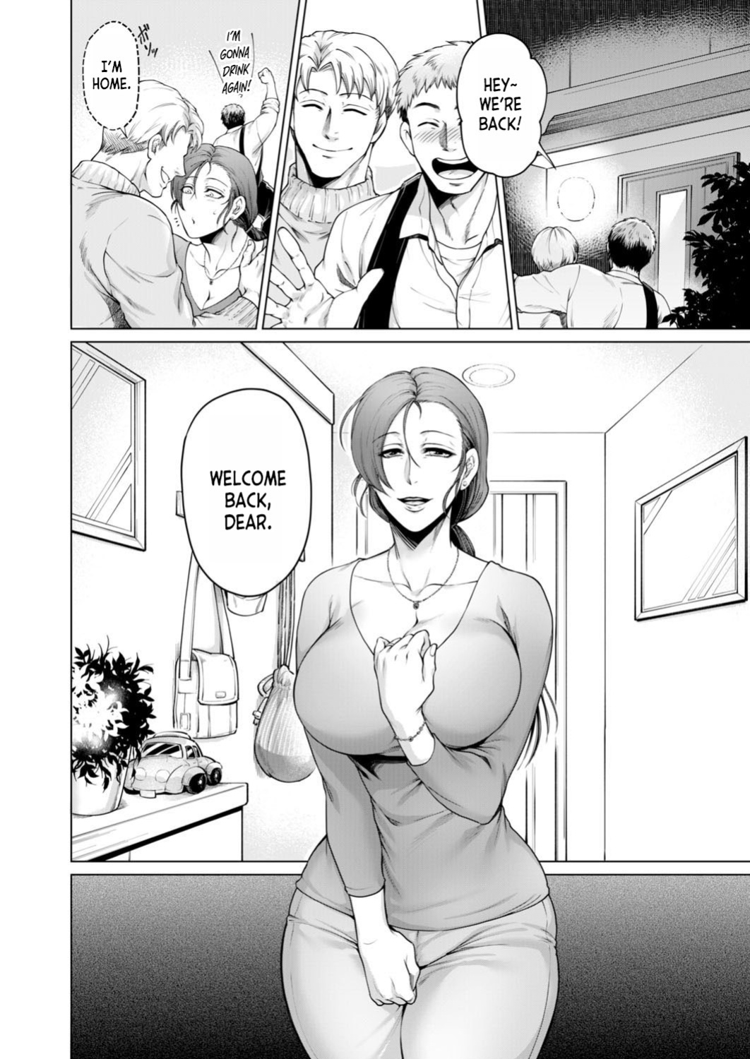 [Jyoka] Fukaku Ochiru wa... | Falling Deep Into... (Futeizuma-tachi ~Gokujou na Mesu to Sugosu Mitsu na Yoru~) [desudesu]