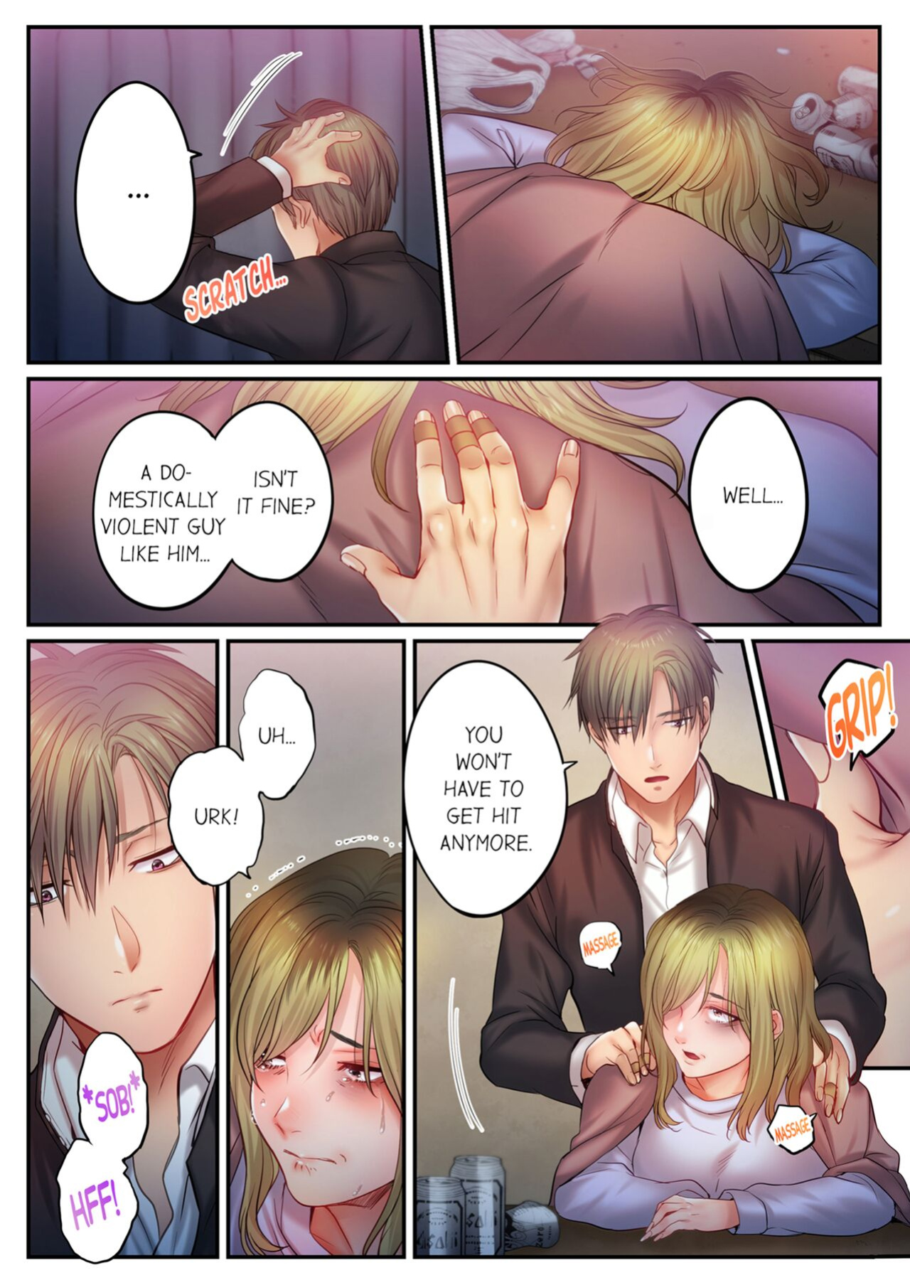 [FFC] I Can't Resist His Massage! Cheating in Front of My Husband's Eyes Vol. 15