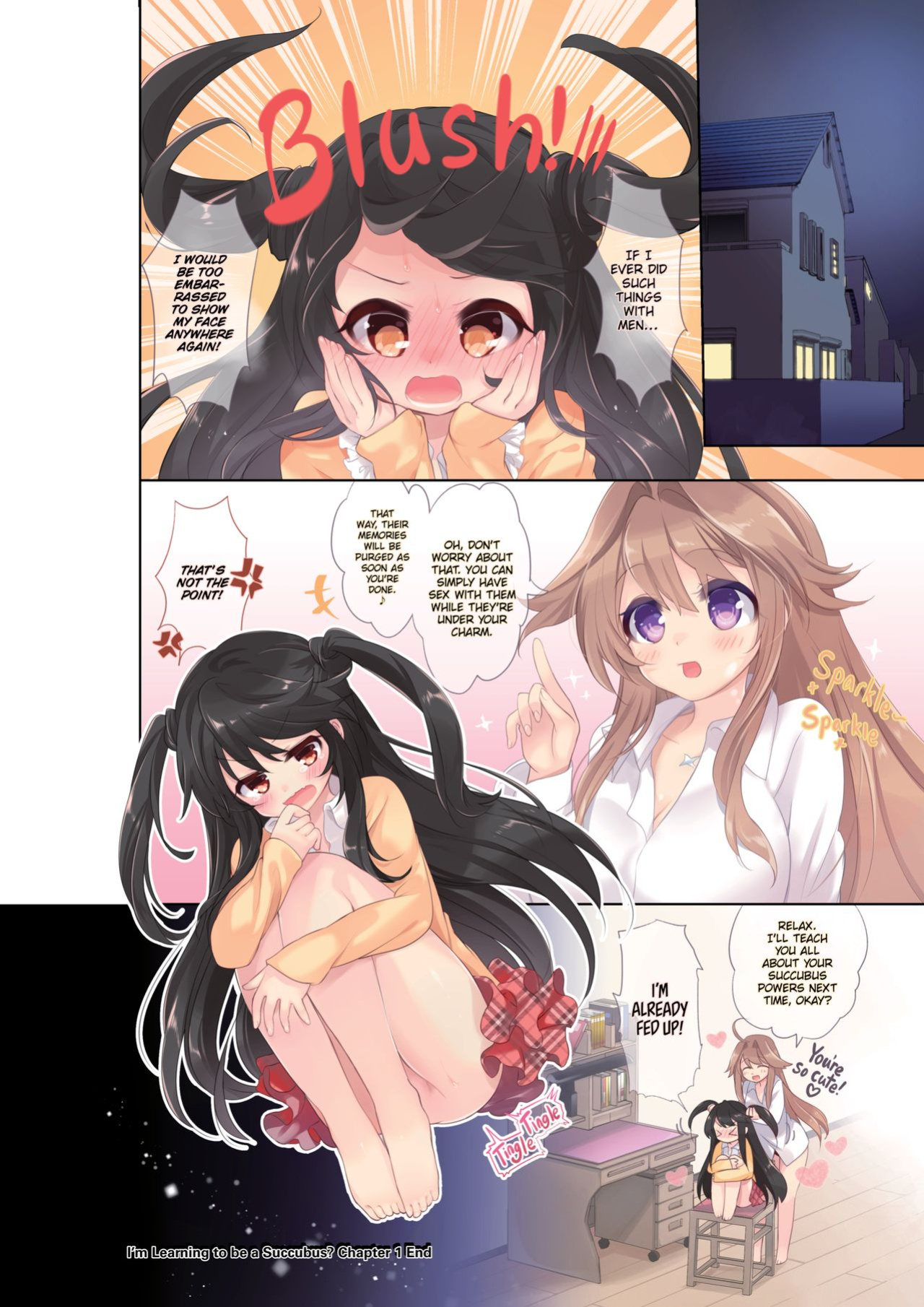 [TSF no F (Kurimoti Tiduru)] Ore wa Succubus Miranai? | I Am Learning to be a Succubus (TSF no F no Hon Sono 3 no Ge)