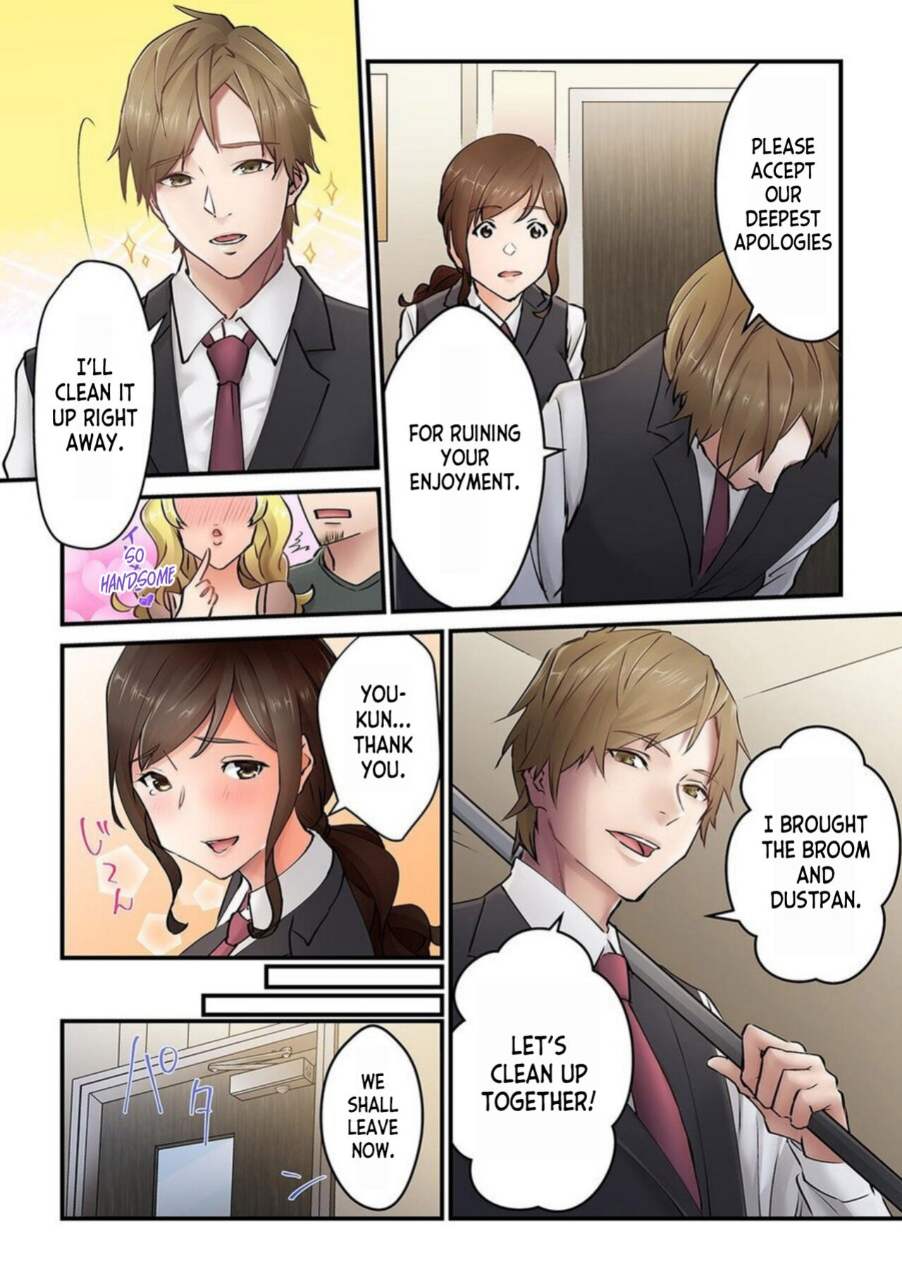 [Natsuki Hajime] Kyō wa Kaeri ga Osoku Narimasu... Tsuma ga Pātosaki no Yari Rei n Daigakusei ni Ochita Riyū 1 | Why my Wife Fell in Love with the Playboy College Student She Works Part-time with 1 [desudesu]