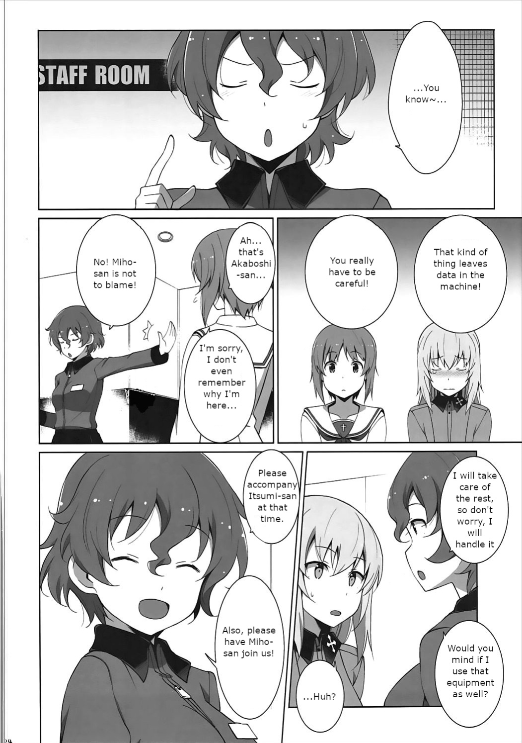 (C91) [Mushimusume Aikoukai] [ASTROGUY2] Masturbation Loving Itsumi-san - Exposure (Girls und Panzer)