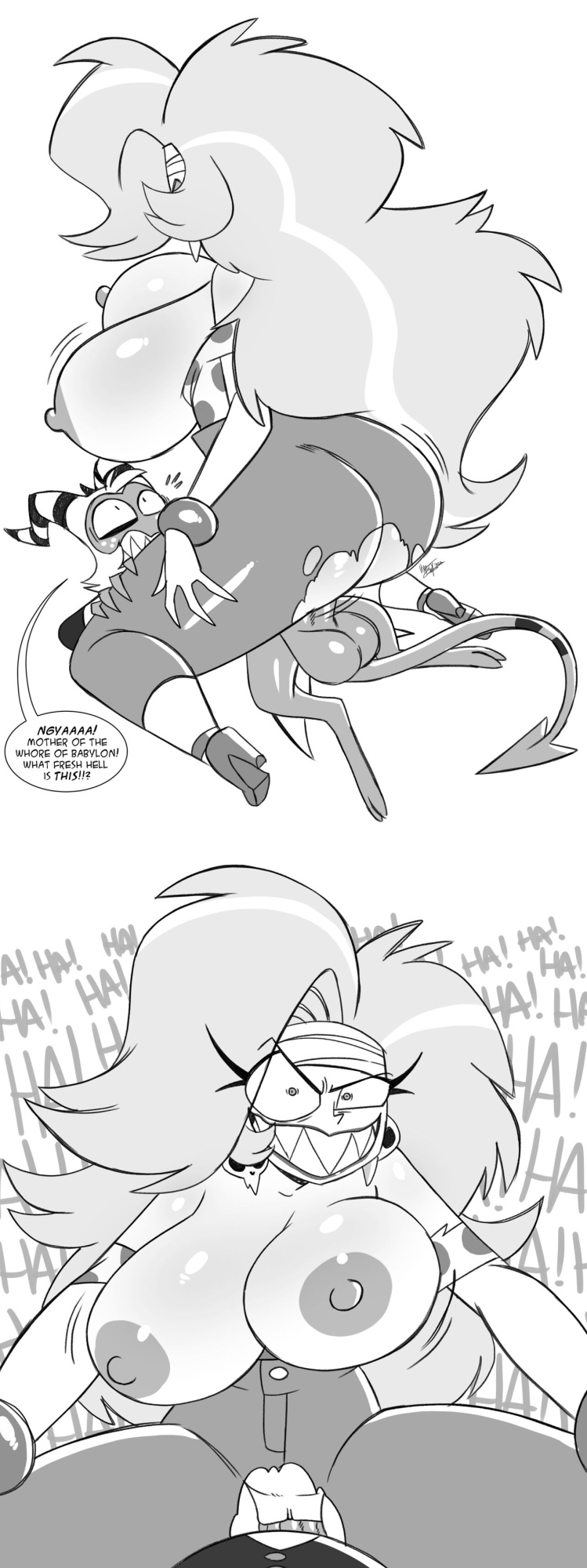 [Aeolus] Mrs. Mayberry & Martha (Helluva Boss)