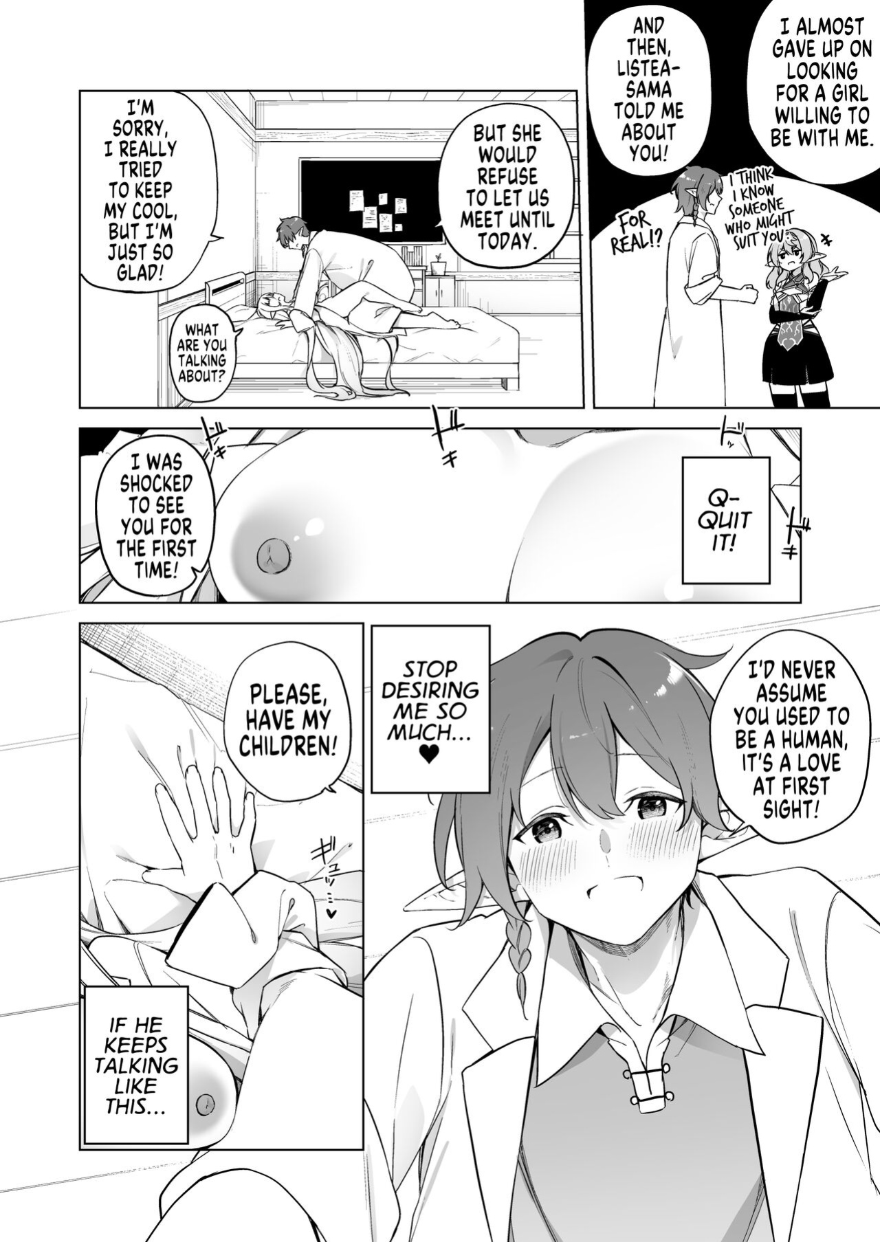 [Slime no Kanmuri (Kanmuri)] TS Elf no Tsukurikata Elf-ka no Kusuri Gaiden | How To Make a Gender-Bent Elf Elvification Drug Side Story [GTF]