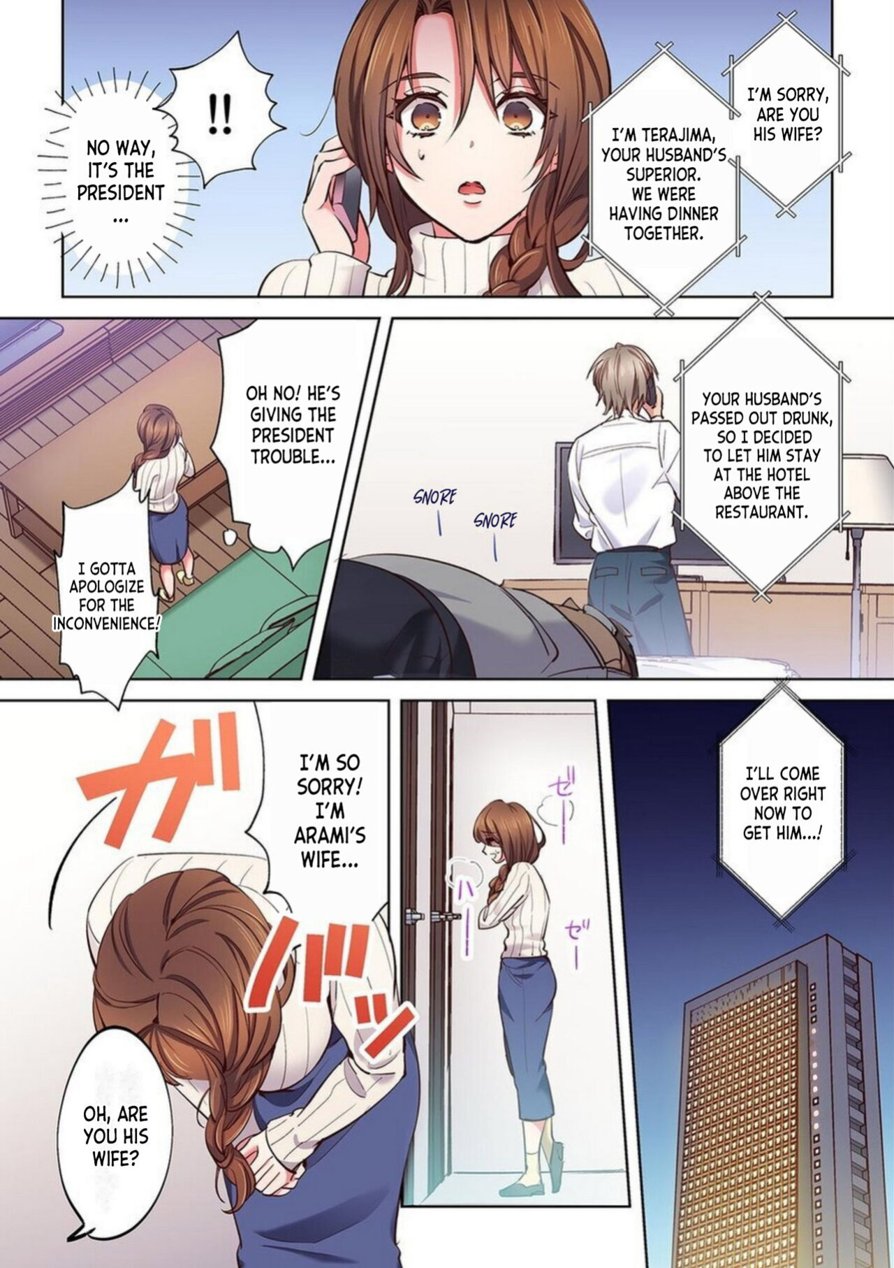 [Kedama-kun] Nemuru Otto no Mae de Otosareta Hitozuma "Mou Ikitakunai no... Yurushite Kudasai..." 1 | A Married Woman Fucked In Front Of Her Sleeping Husband "I Don't Want To Cum Anymore... Please Forgive Me..." 1 [desudesu]