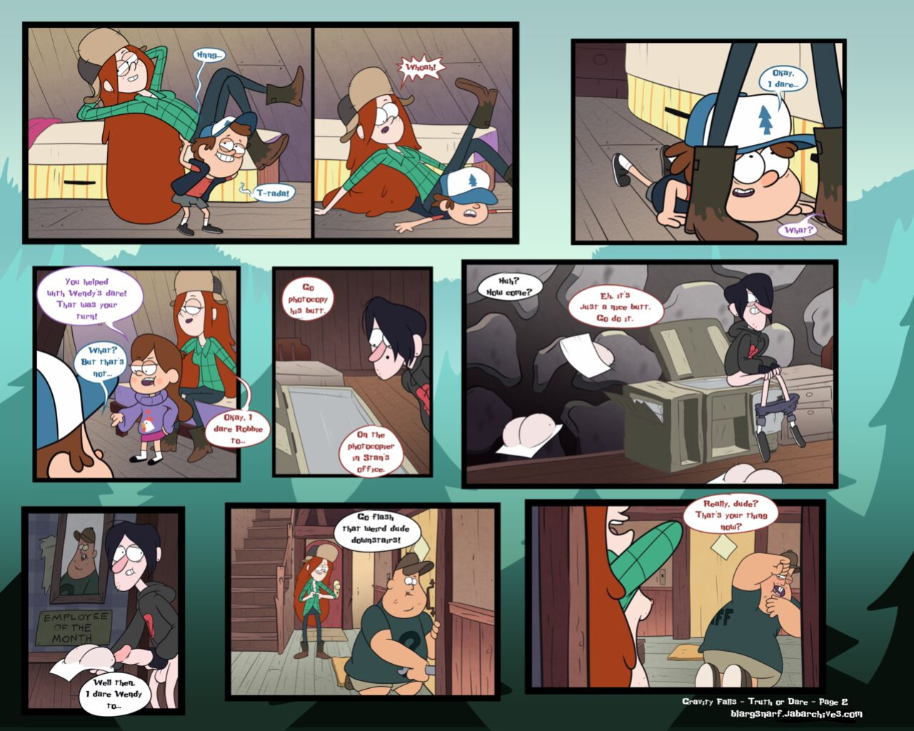 [Blargsnarf] Truth or dare (Gravity Falls)