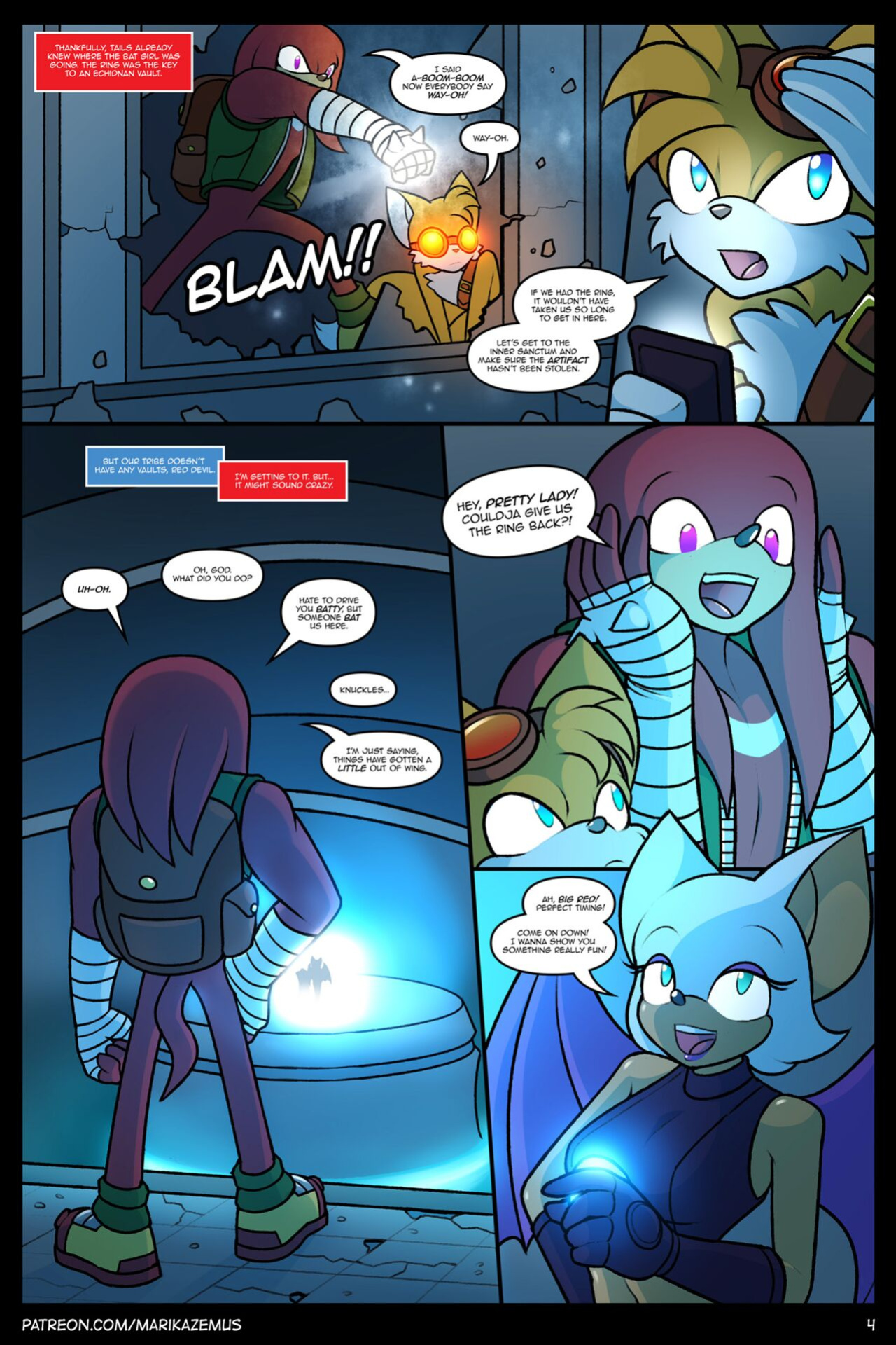 [MarikAzemus] Sonic Boom: Echidna Nights (Sonic the Hedgehog)