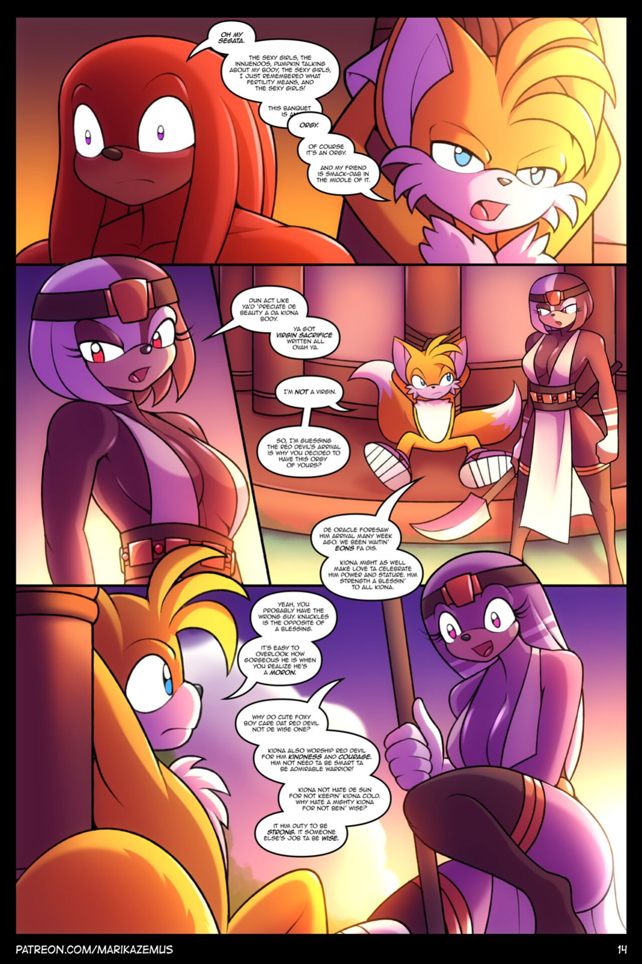 [MarikAzemus] Sonic Boom: Echidna Nights (Sonic the Hedgehog)